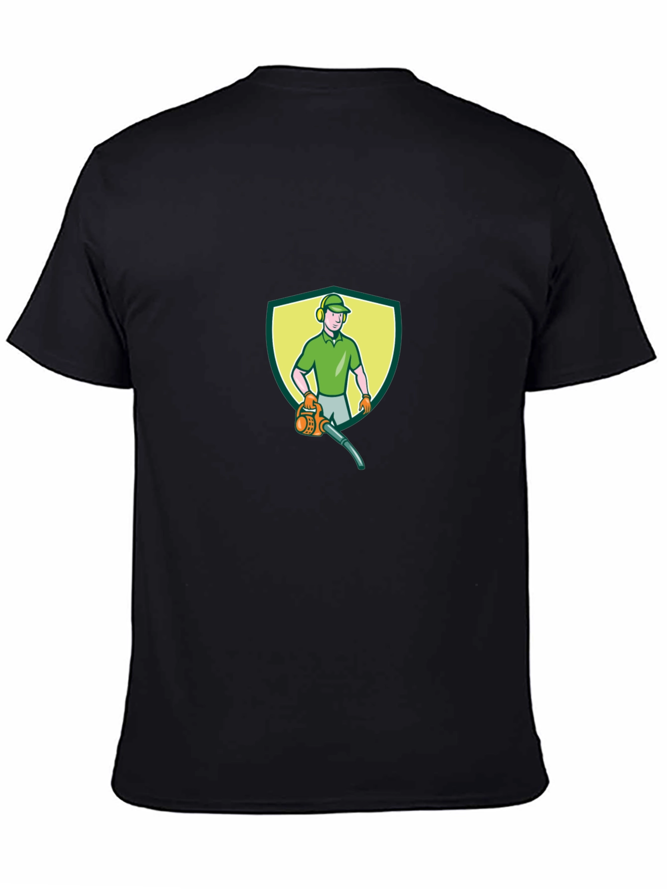 Black Landscaper Graphic Tee - Yard Work Ready view 4