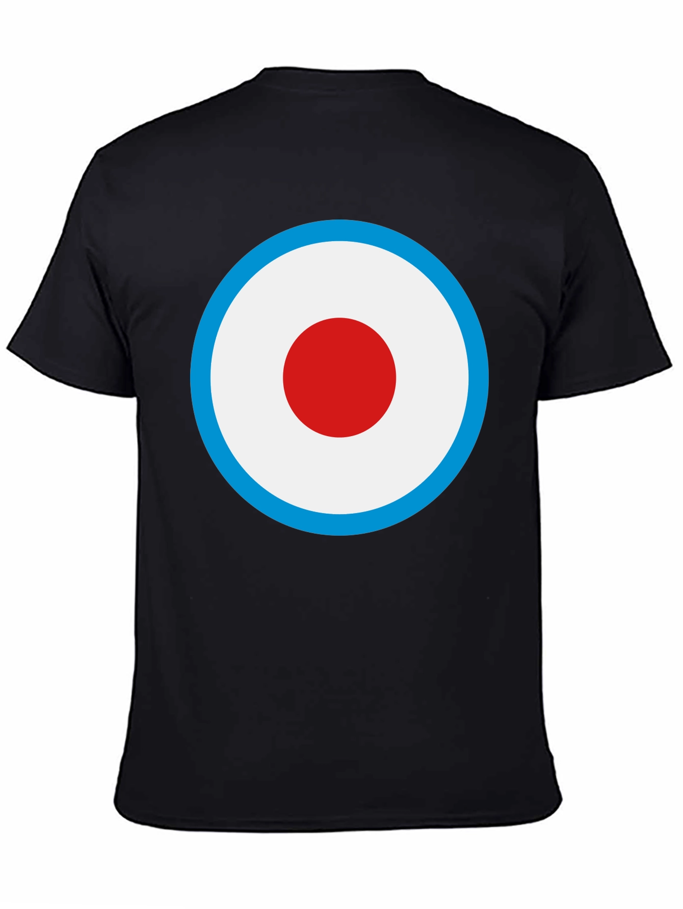 Black Mod Target T-Shirt - Classic Retro Style view 4