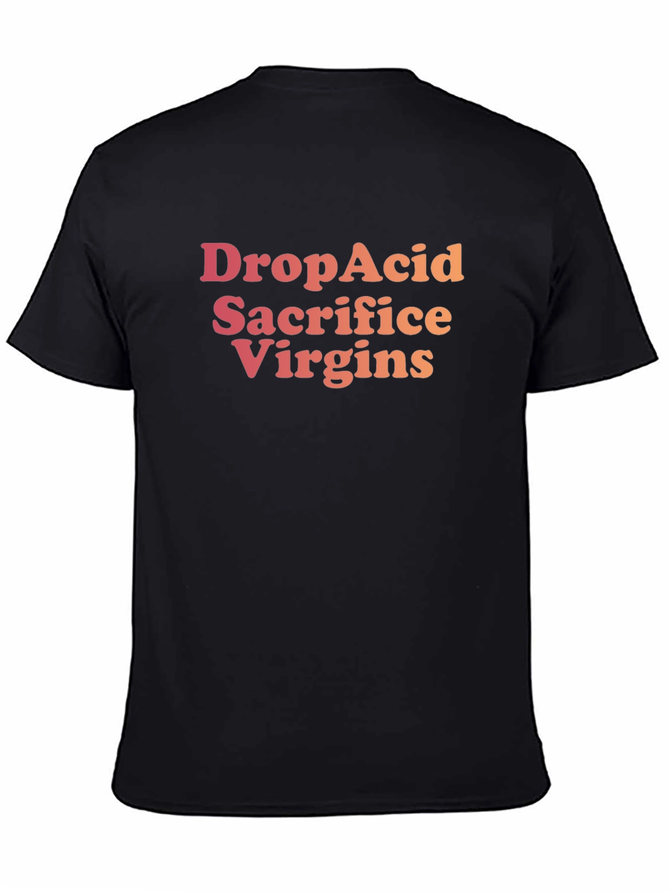 Black Drop Acid Sacrifice Virgins Graphic Tee - Black view 4