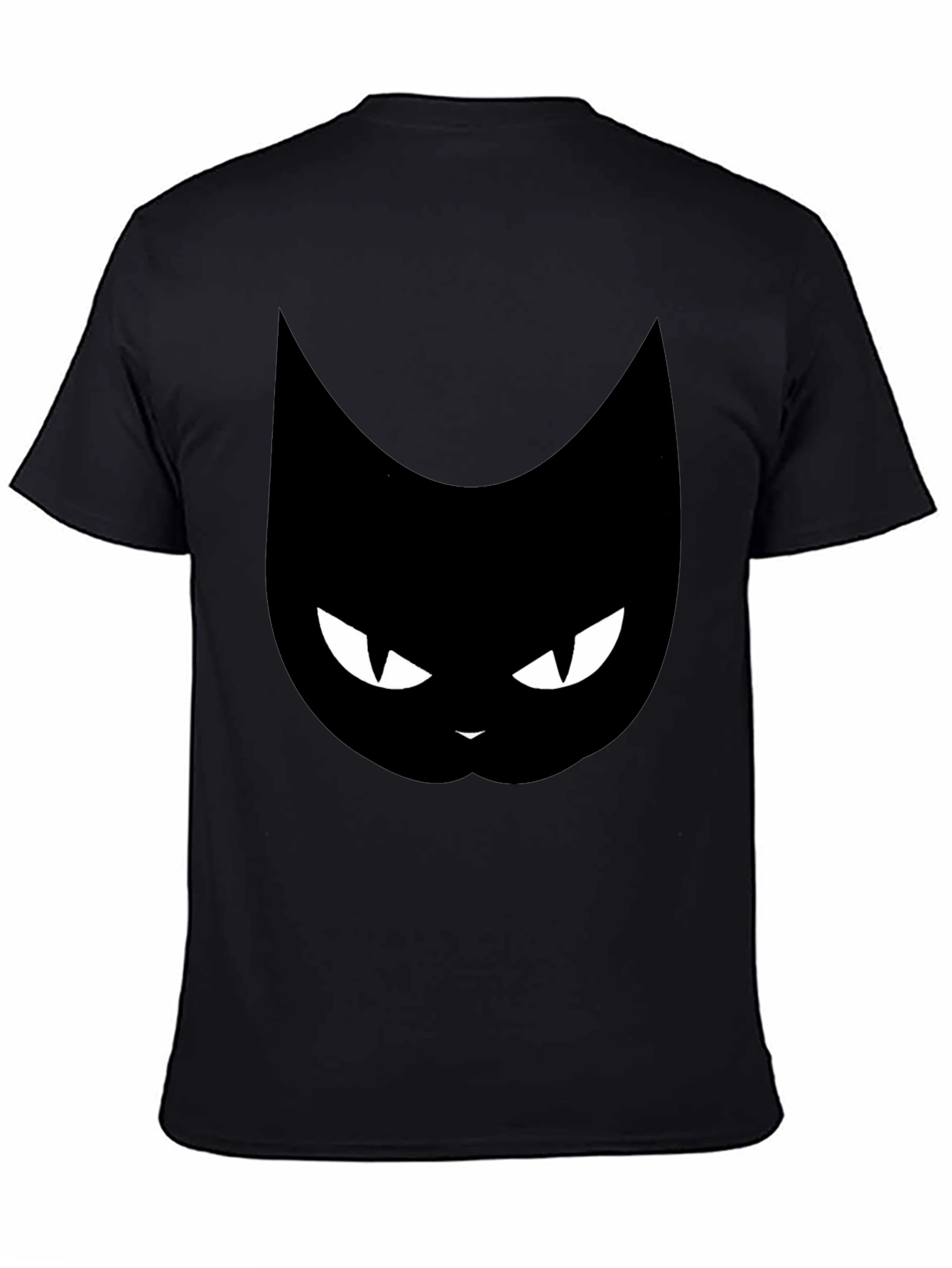 Black Black Cat Graphic T-Shirt view 4