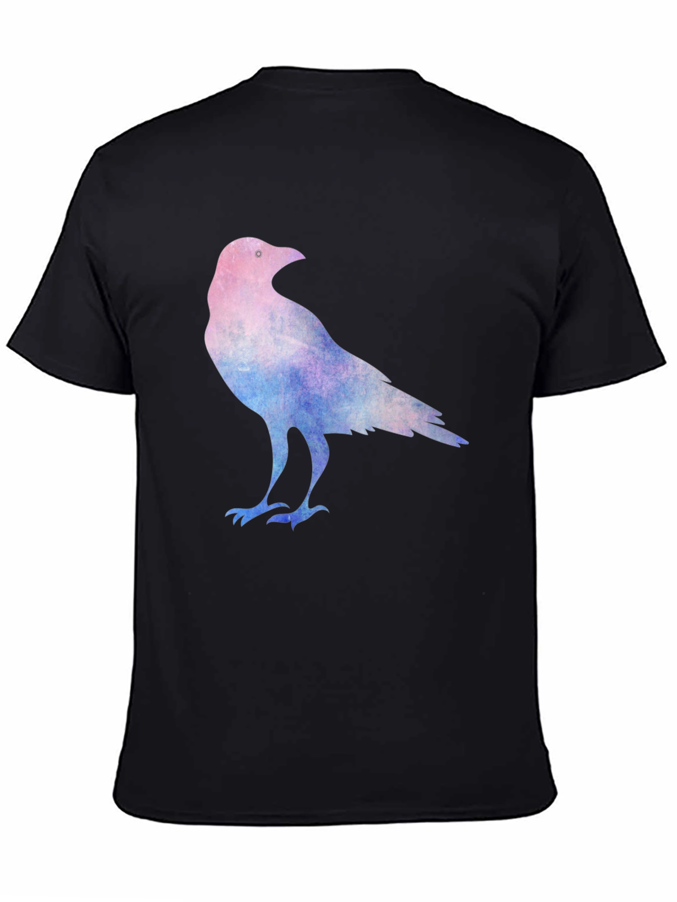 Black Raven Graphic Tee - Cotton Blend Comfort view 4