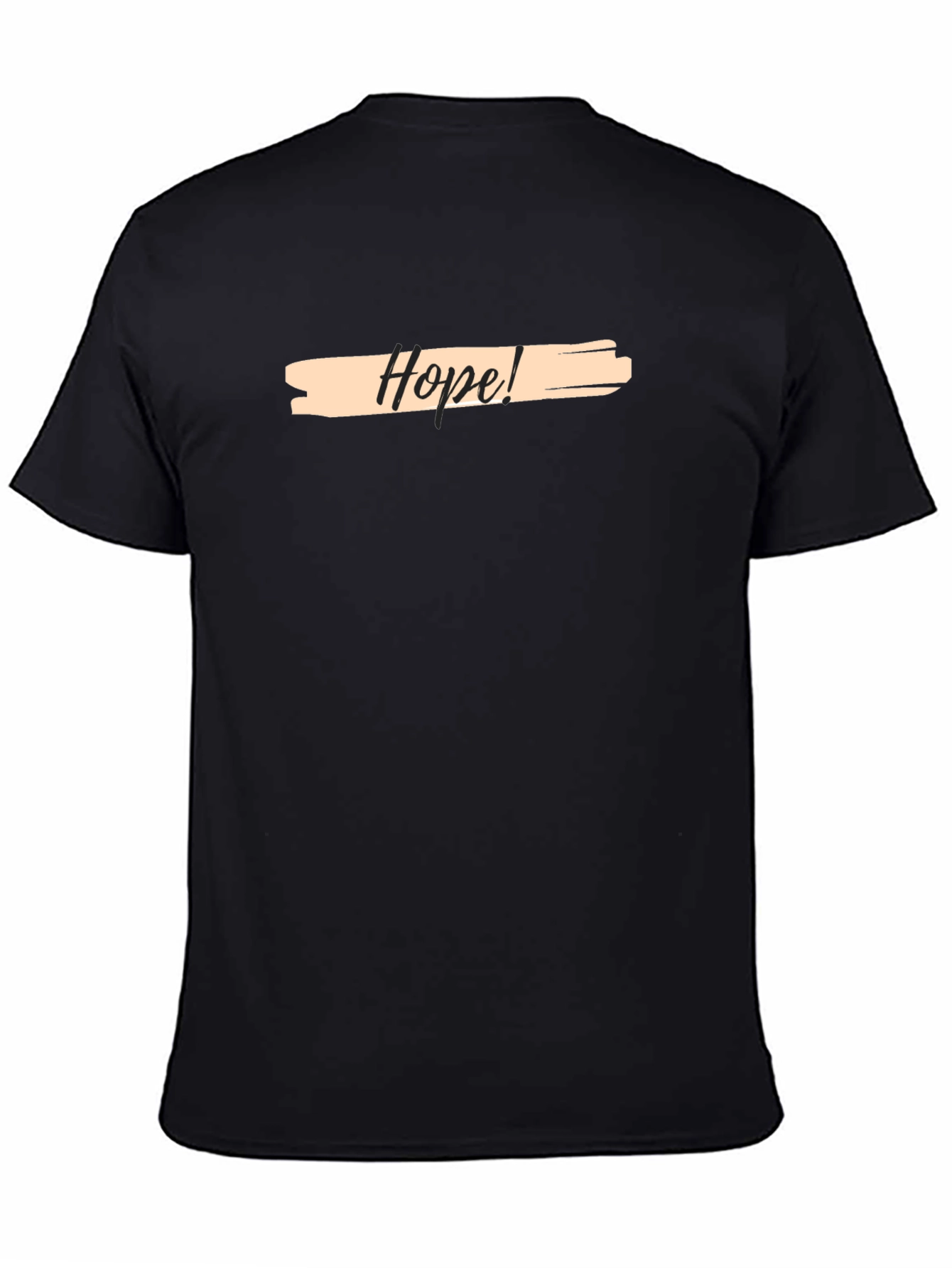 Black Hope Graphic Tee - Men's Black T-Shirt view 4