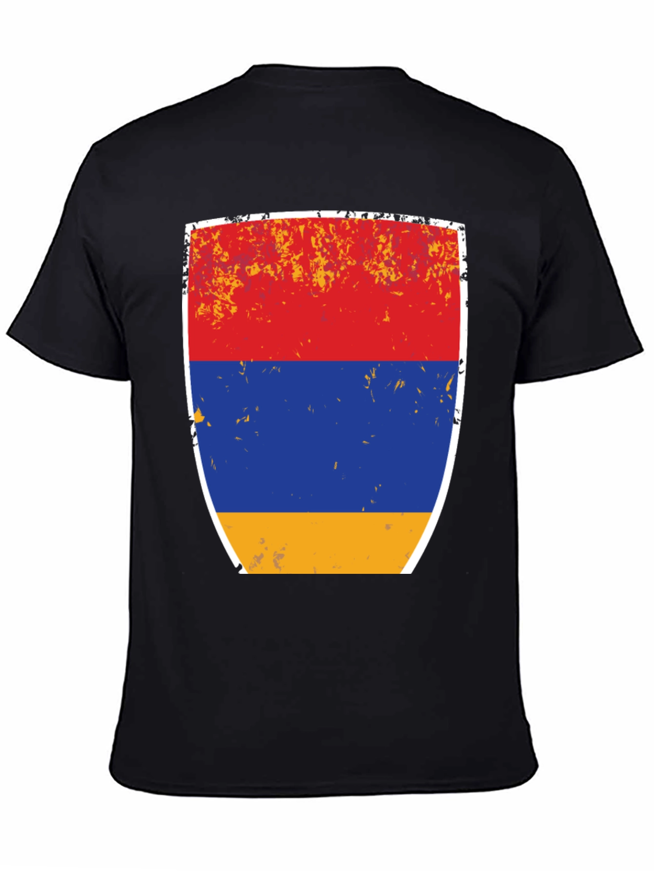 Armenian Flag Shield Graphic T-Shirt - 4