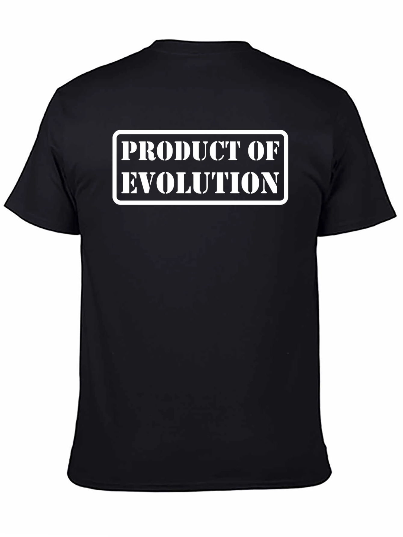 Black Product of Evolution Graphic T-Shirt view 4