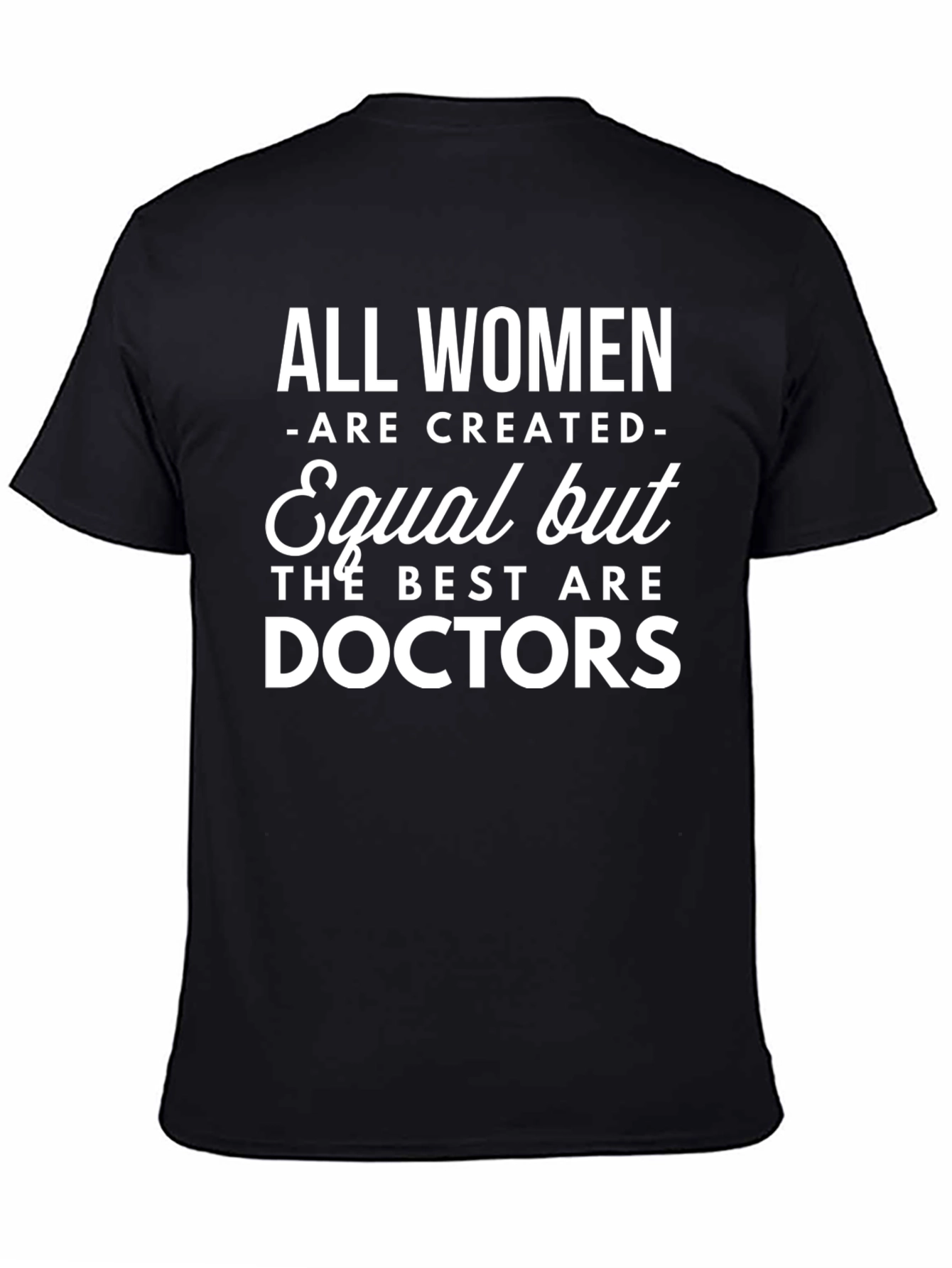 Black All Women Doctors Graphic Print T-Shirt view 4