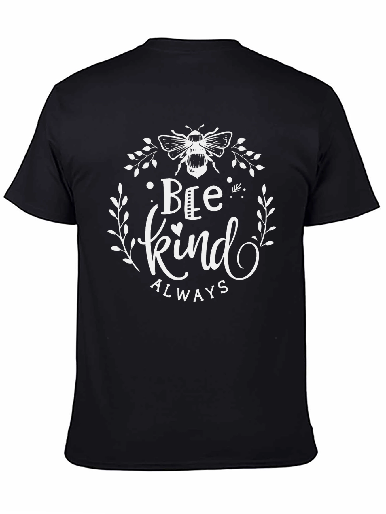 Black Bee Kind Always Black Graphic Tee view 4