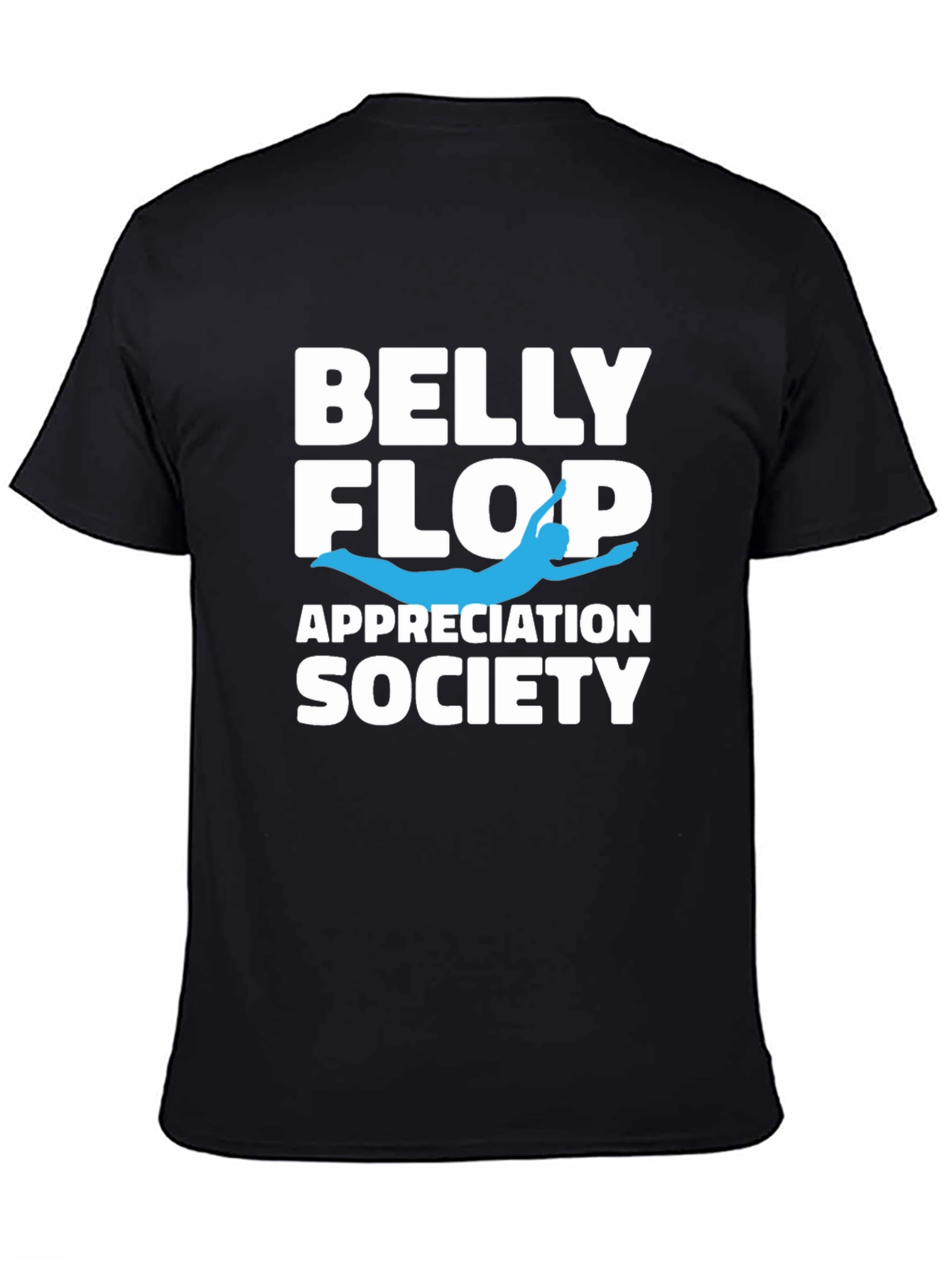Black Belly Flop Appreciation Society Graphic Tee view 4
