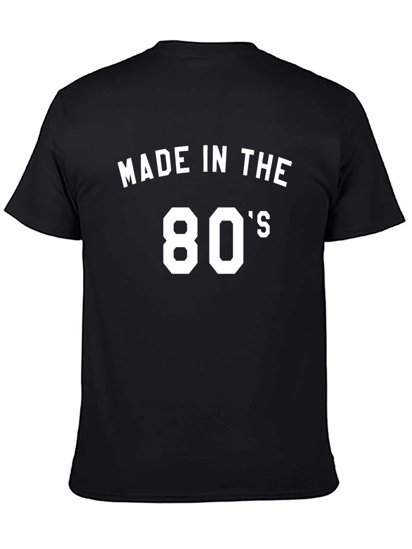 Black Made in the 80's Black T-Shirt view 4