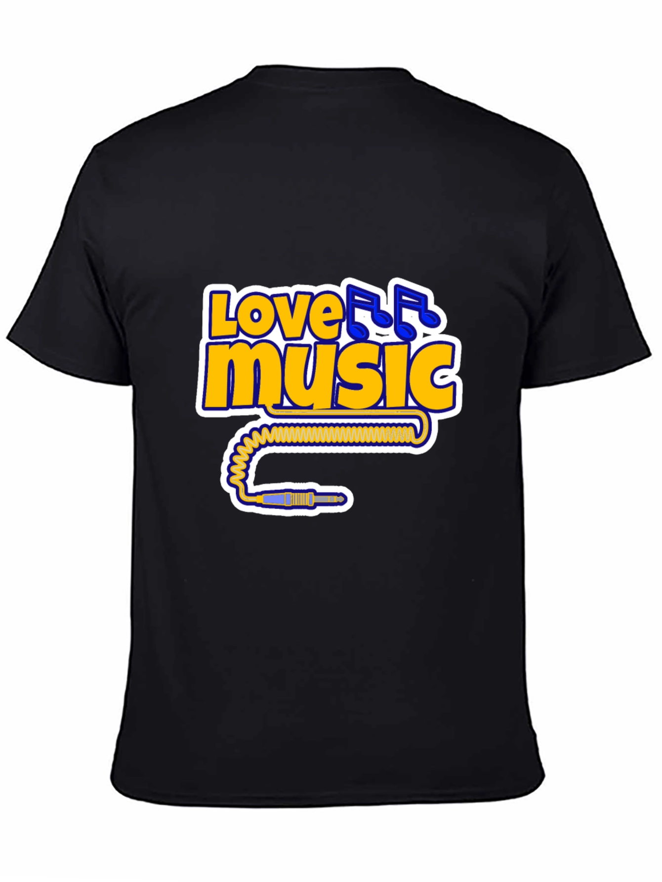 Black Love Music T-Shirt - Cool Musician Tee view 4