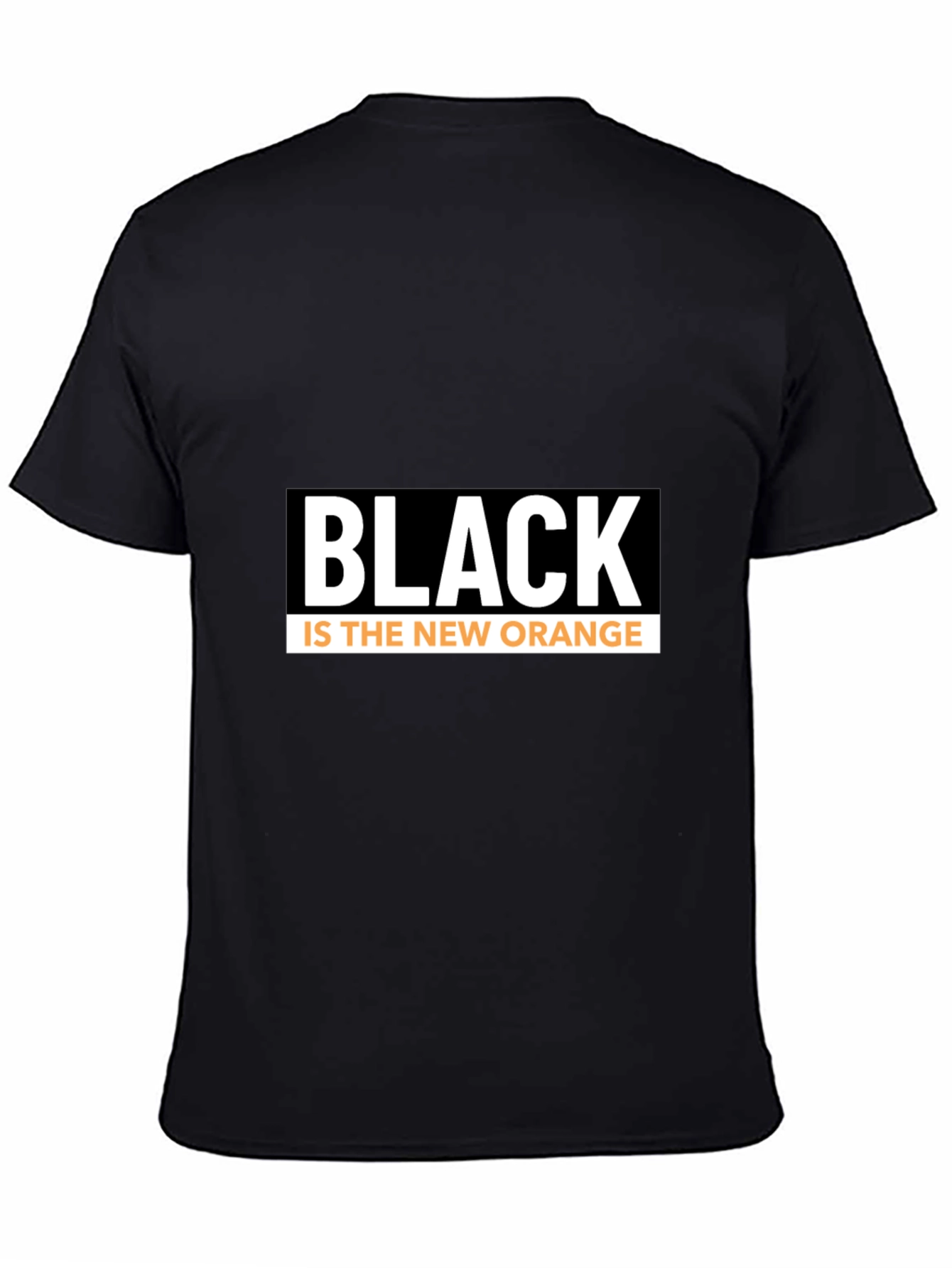 Black Black is the New Orange Graphic Tee view 4
