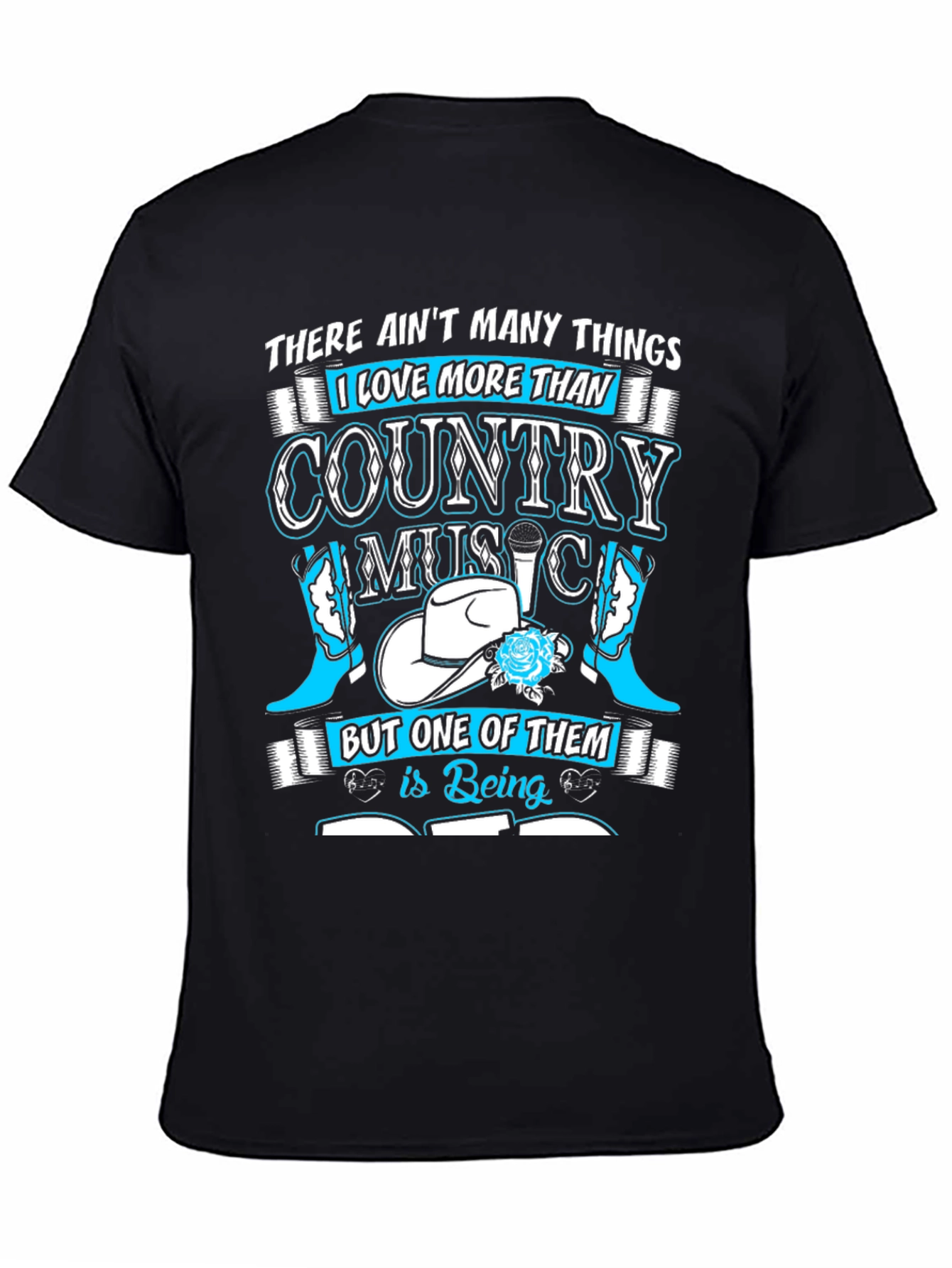 Black Country Music Lover T-Shirt view 4