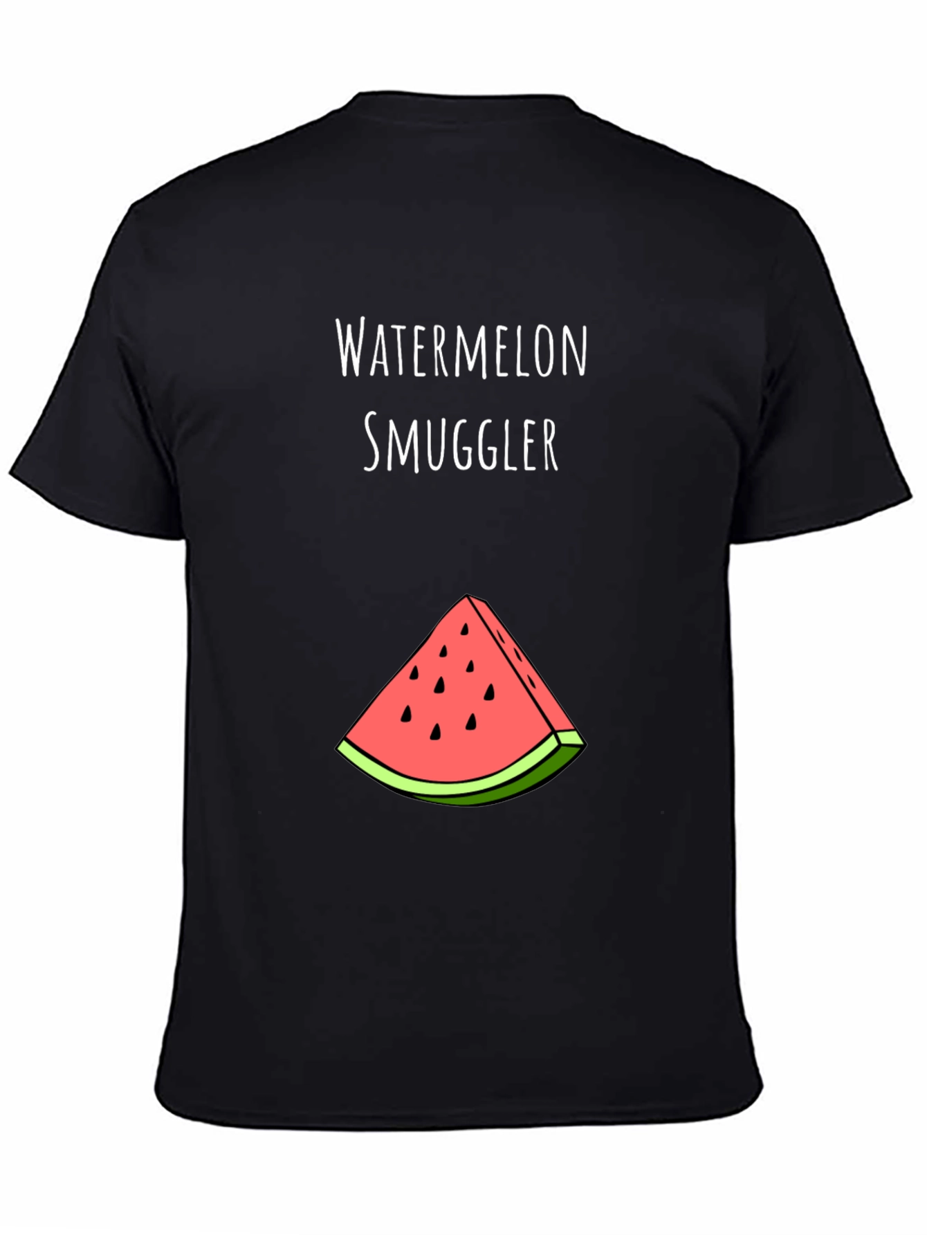 Black Watermelon Smuggler Graphic Tee view 4