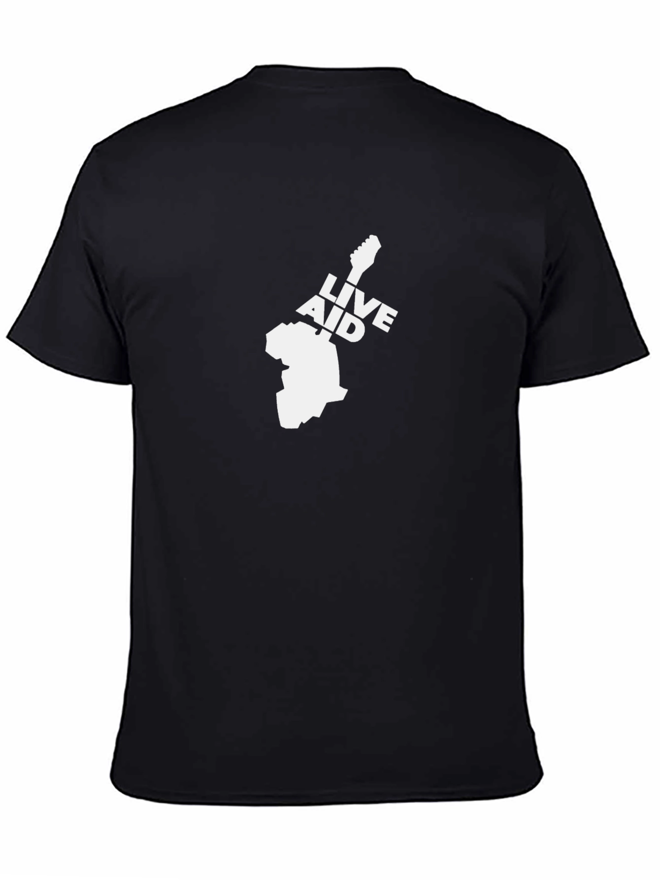 Live Aid T-Shirt - Classic Black Tee - 4