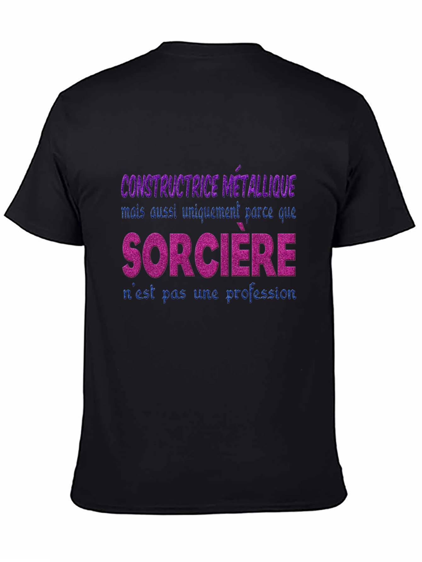 Black Constructrice Metallique T-Shirt view 4