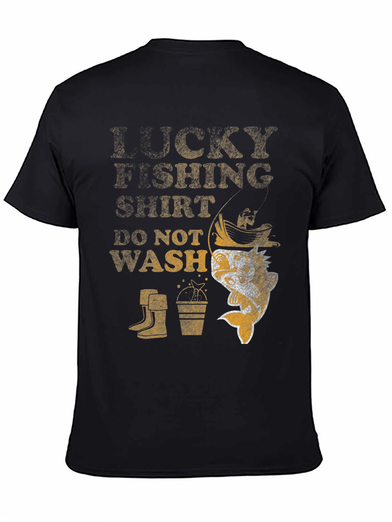 Lucky Fishing Shirt - Funny Fisherman Tee - 4