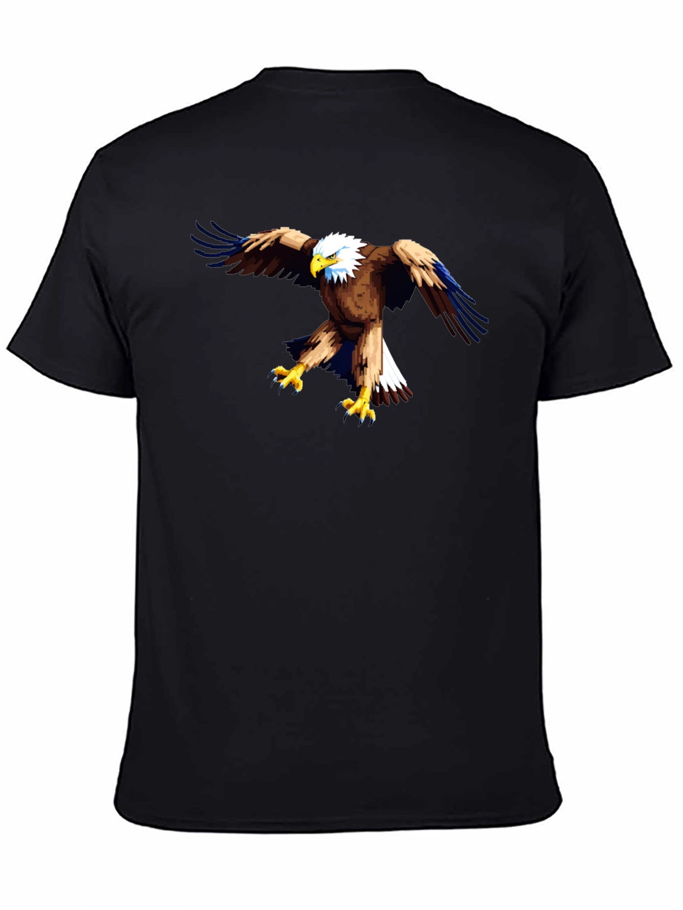 Black Eagle Graphic T-Shirt - Bold Patriotic Style view 4