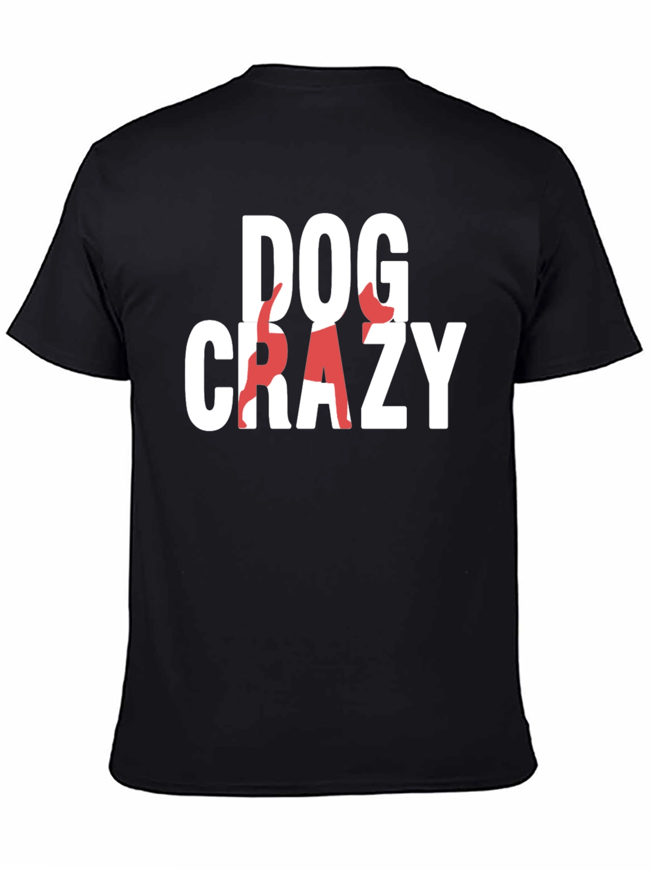 Black Dog Crazy Graphic T-Shirt - Black view 4