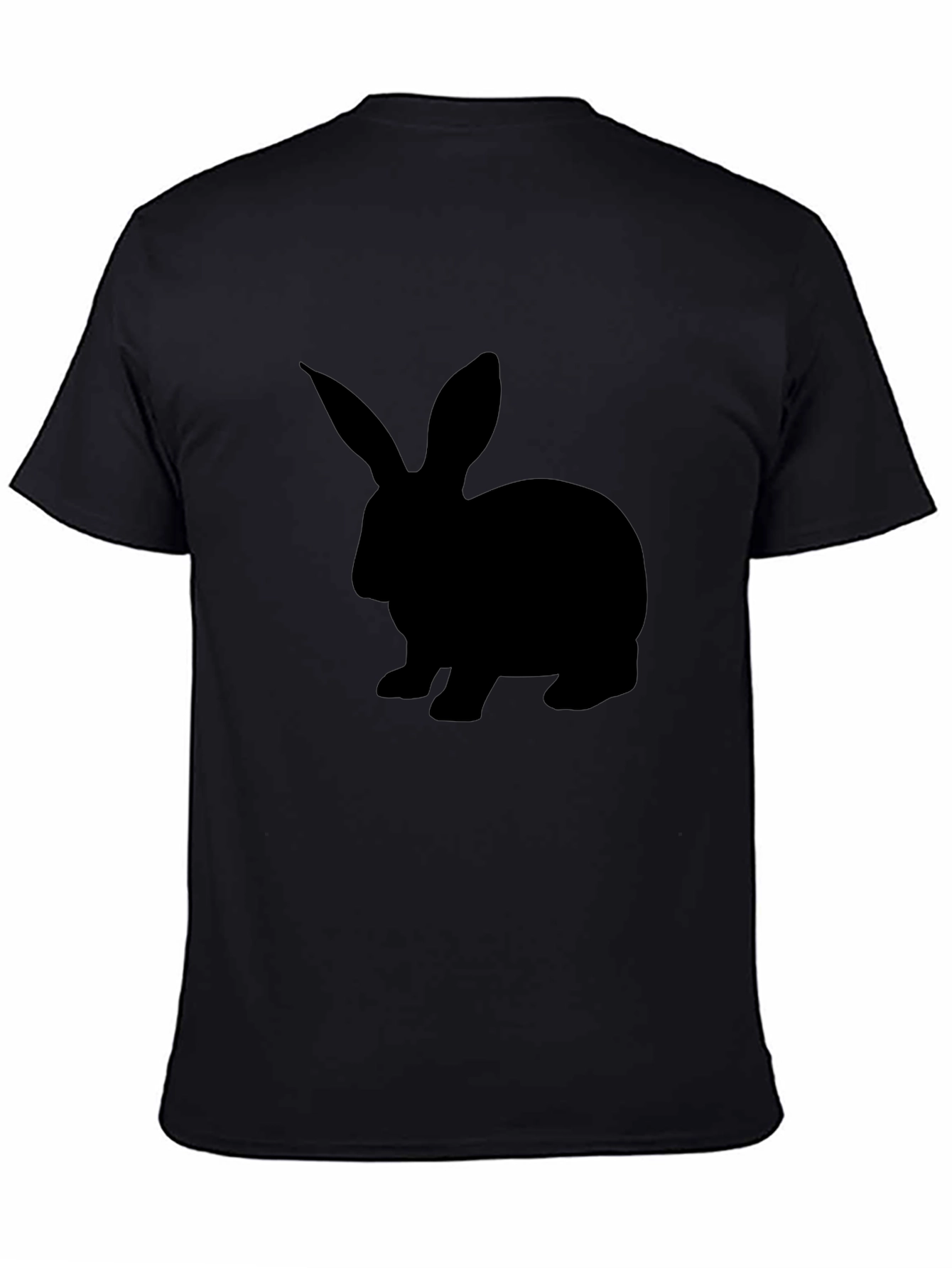 Black Rabbit Graphic Tee - Men's Casual Short Sleeve T-Shirt - 4