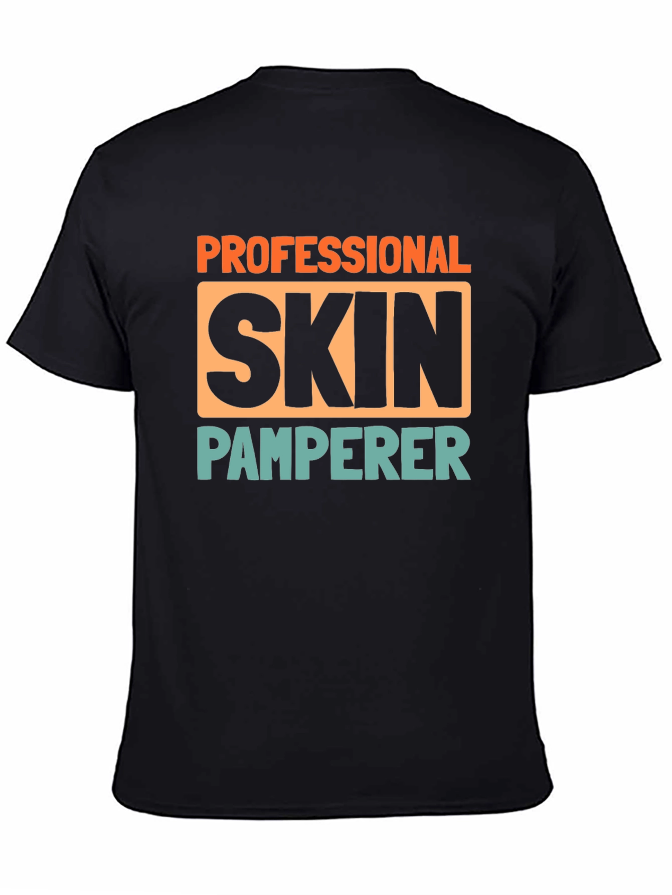 Black Professional Skin Pamperer T-Shirt view 4