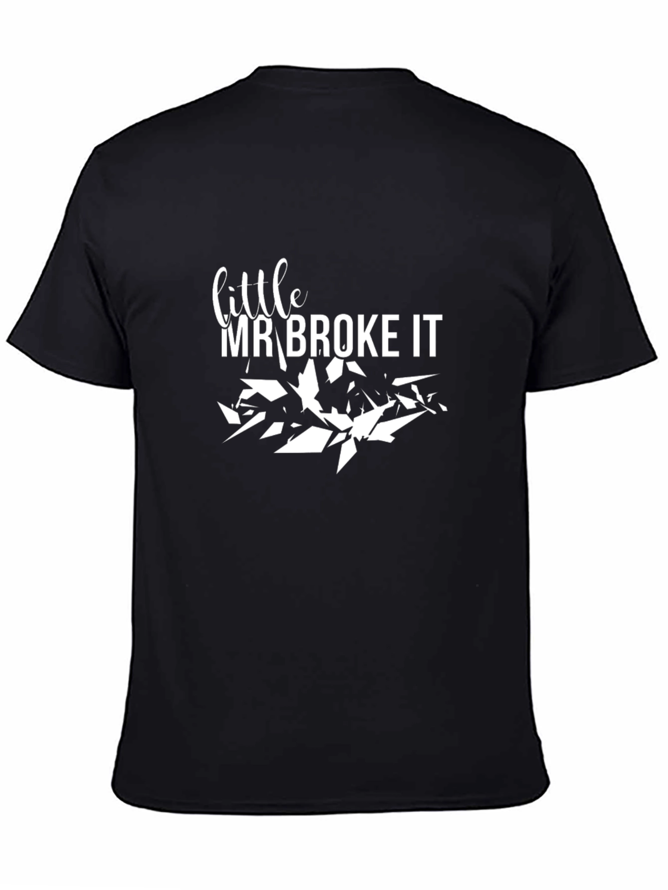 Black Mr. Broke It Graphic T-Shirt view 4
