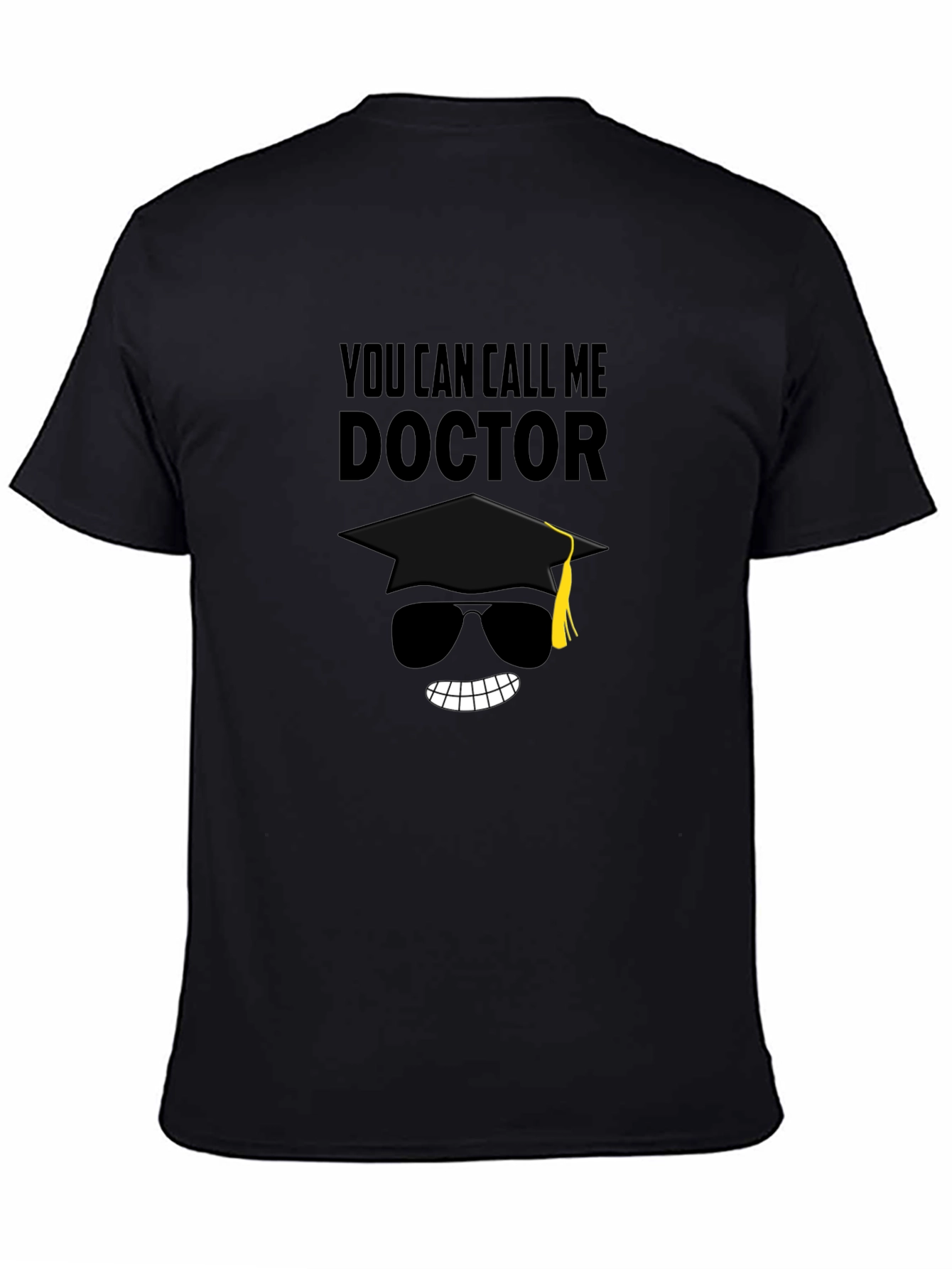 Black Doctor Graduation T-Shirt - You Can Call Me Doctor view 4
