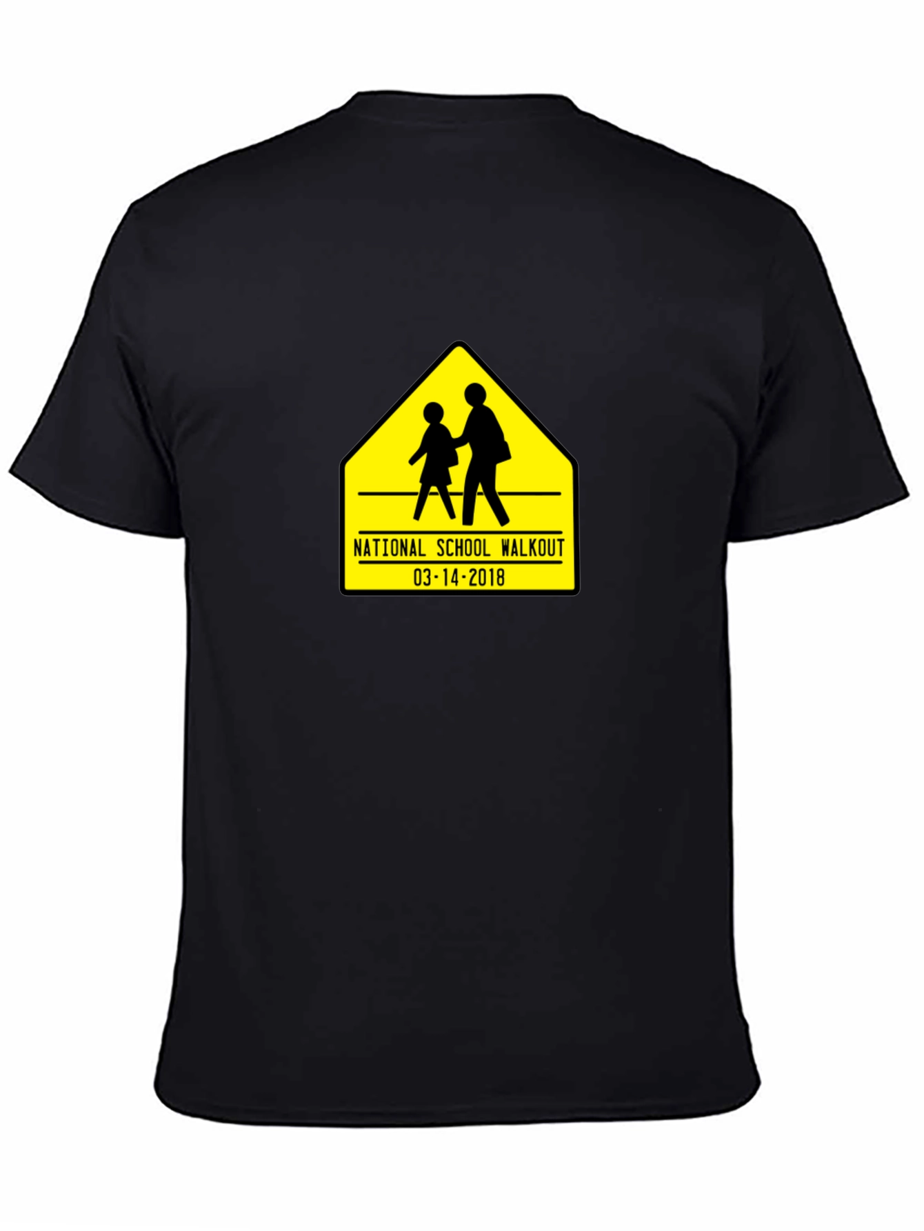 Black National School Walkout T-Shirt view 4