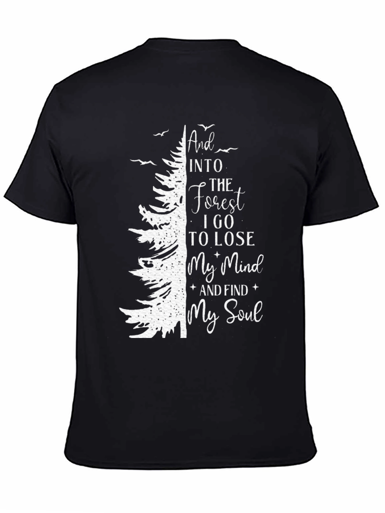 Black Forest Soul Graphic Tee - Mens Black T-Shirt view 4