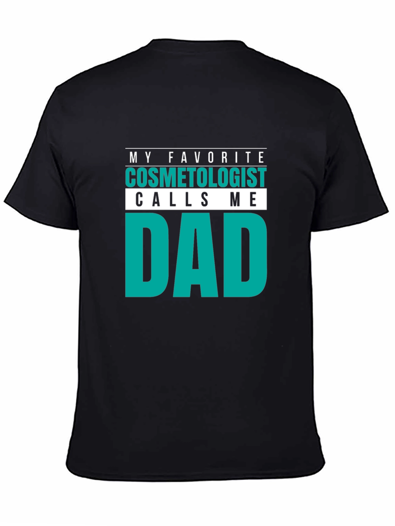 Black Cosmetologist Dad T-Shirt - Funny Gift Idea! view 4