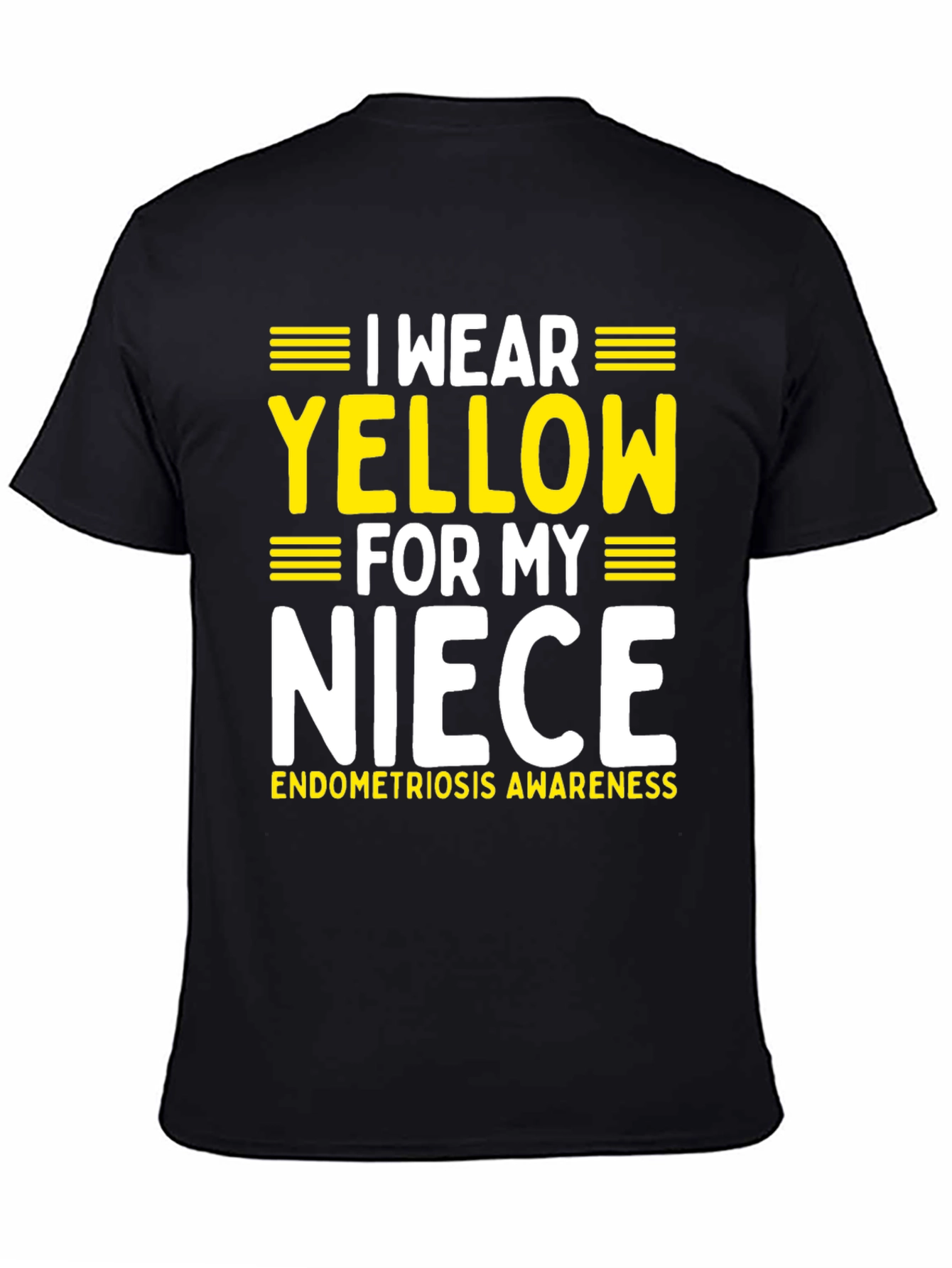 I Wear Yellow For My Niece Awareness T-Shirt - 4