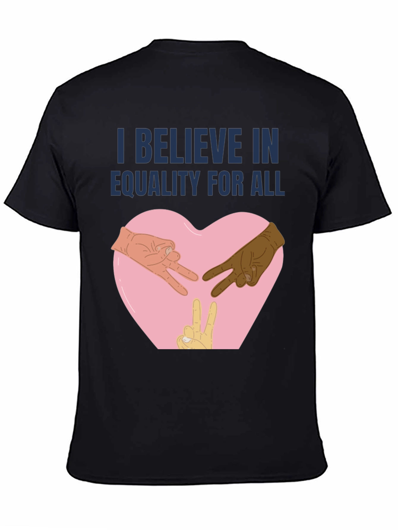 Black Equality for All T-Shirt view 4
