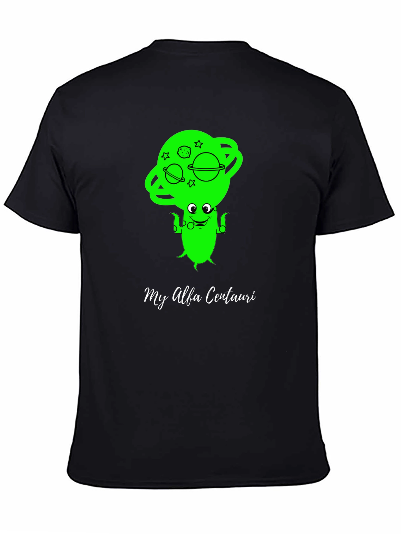 Black My Alfa Centauri Black T-Shirt view 4