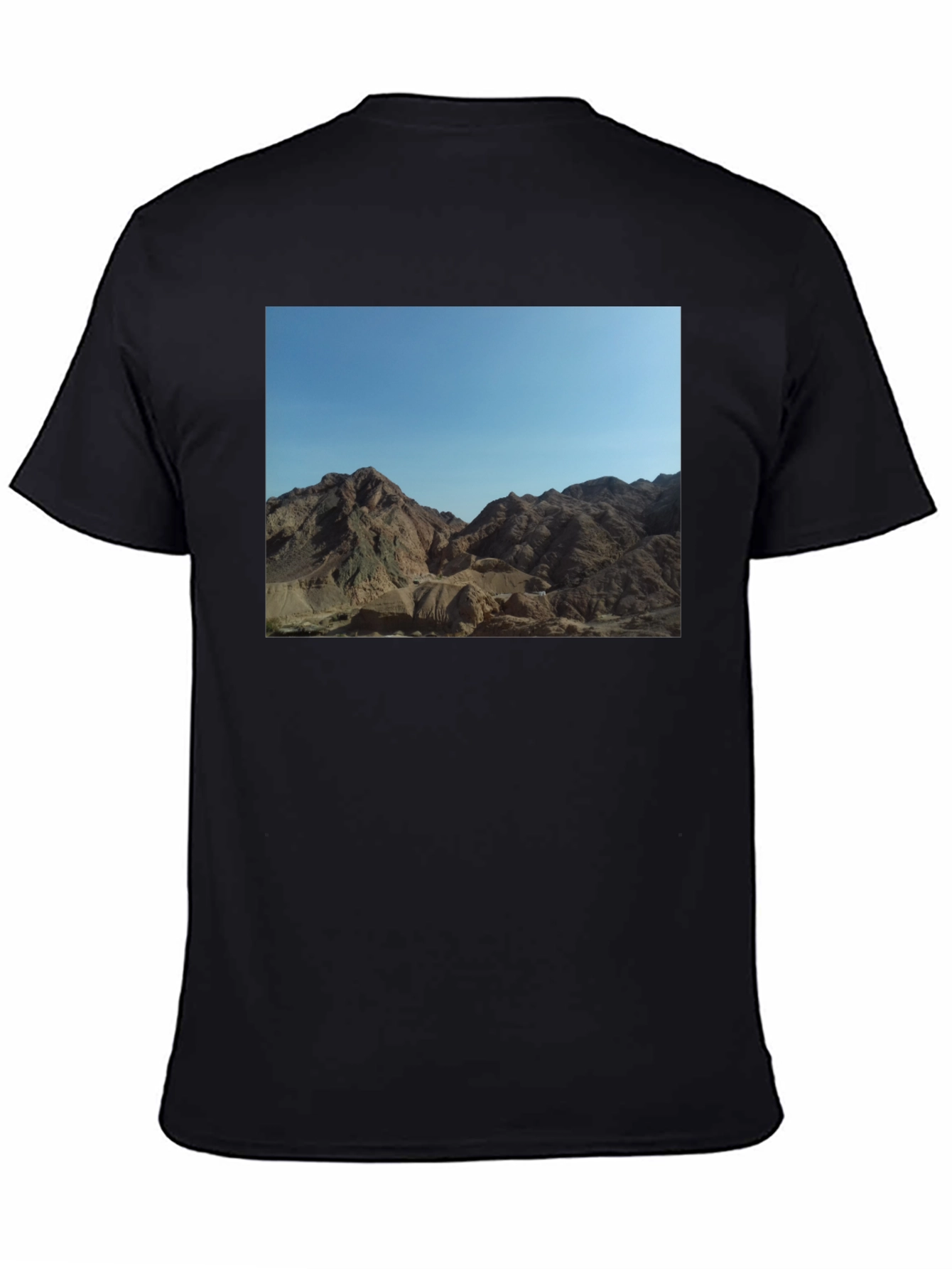 Black Mountain Vista Graphic Tee - Unisex Black T-Shirt view 4