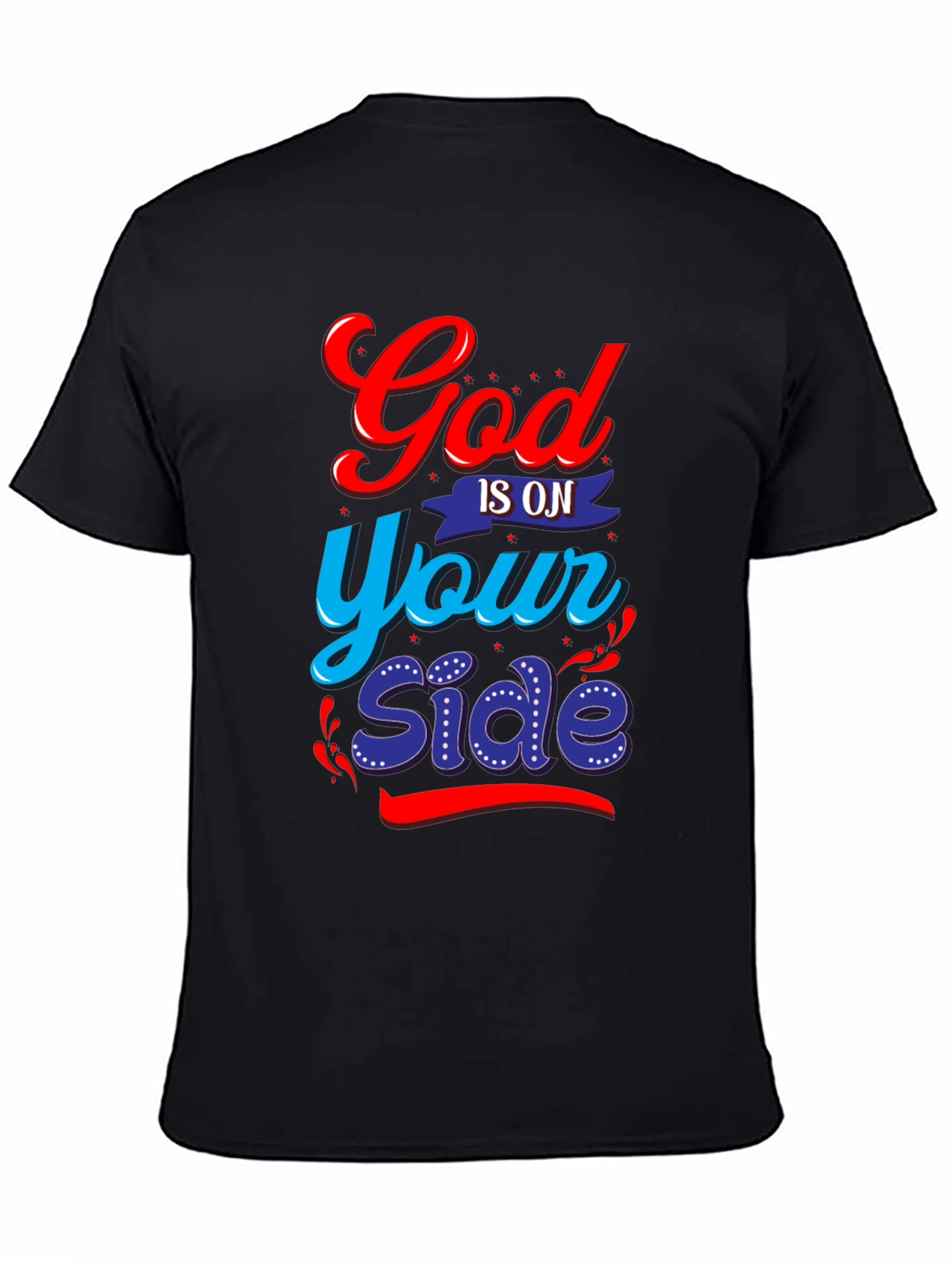 Black God Is On Your Side Graphic Tee view 4