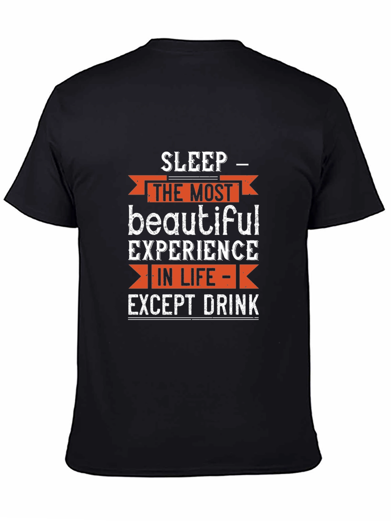 Black Sleep Beautiful Experience T-Shirt view 4