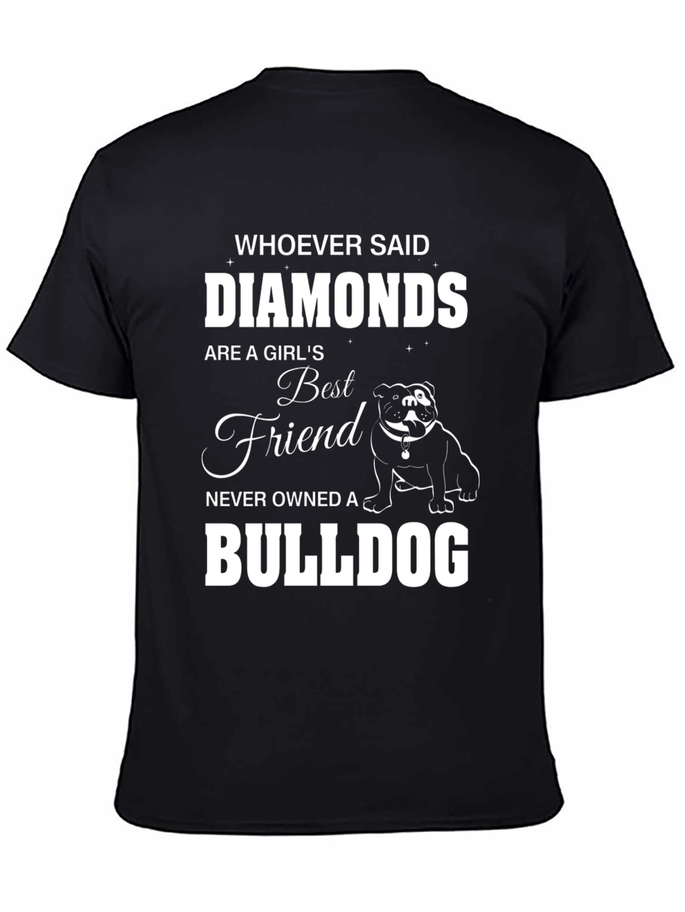 Black Diamonds vs Bulldogs T-Shirt - Best Friend Tee view 4