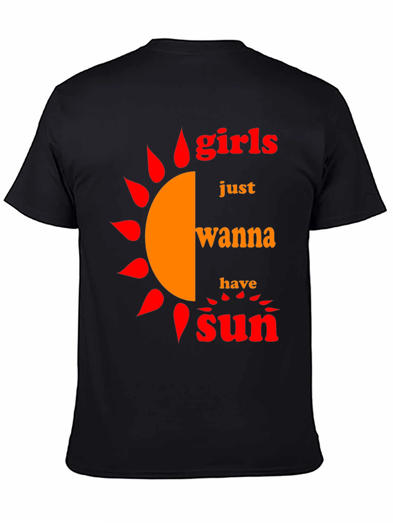 Black Girls Just Wanna Have Sun T-Shirt - Summer Vibes view 4