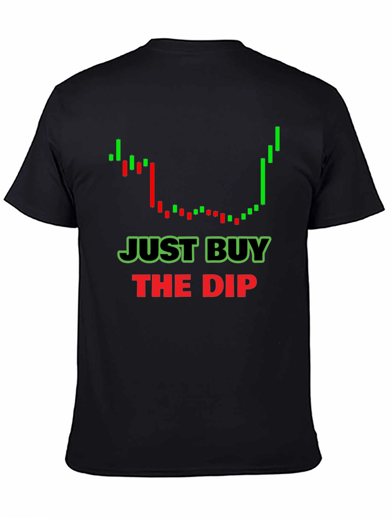 Black Just Buy The Dip T-Shirt - Trader Apparel view 4