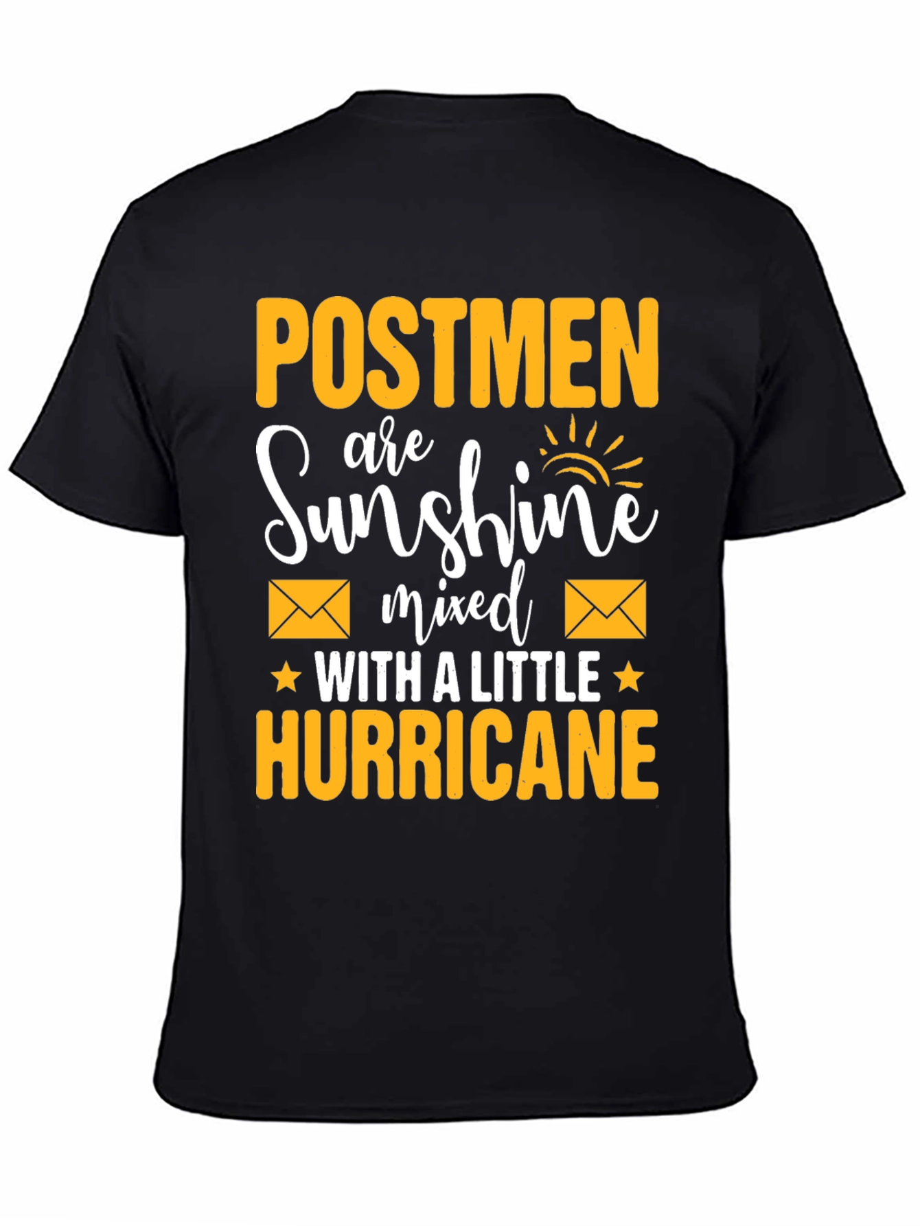 Black Postmen Sunshine Hurricane T-Shirt view 4