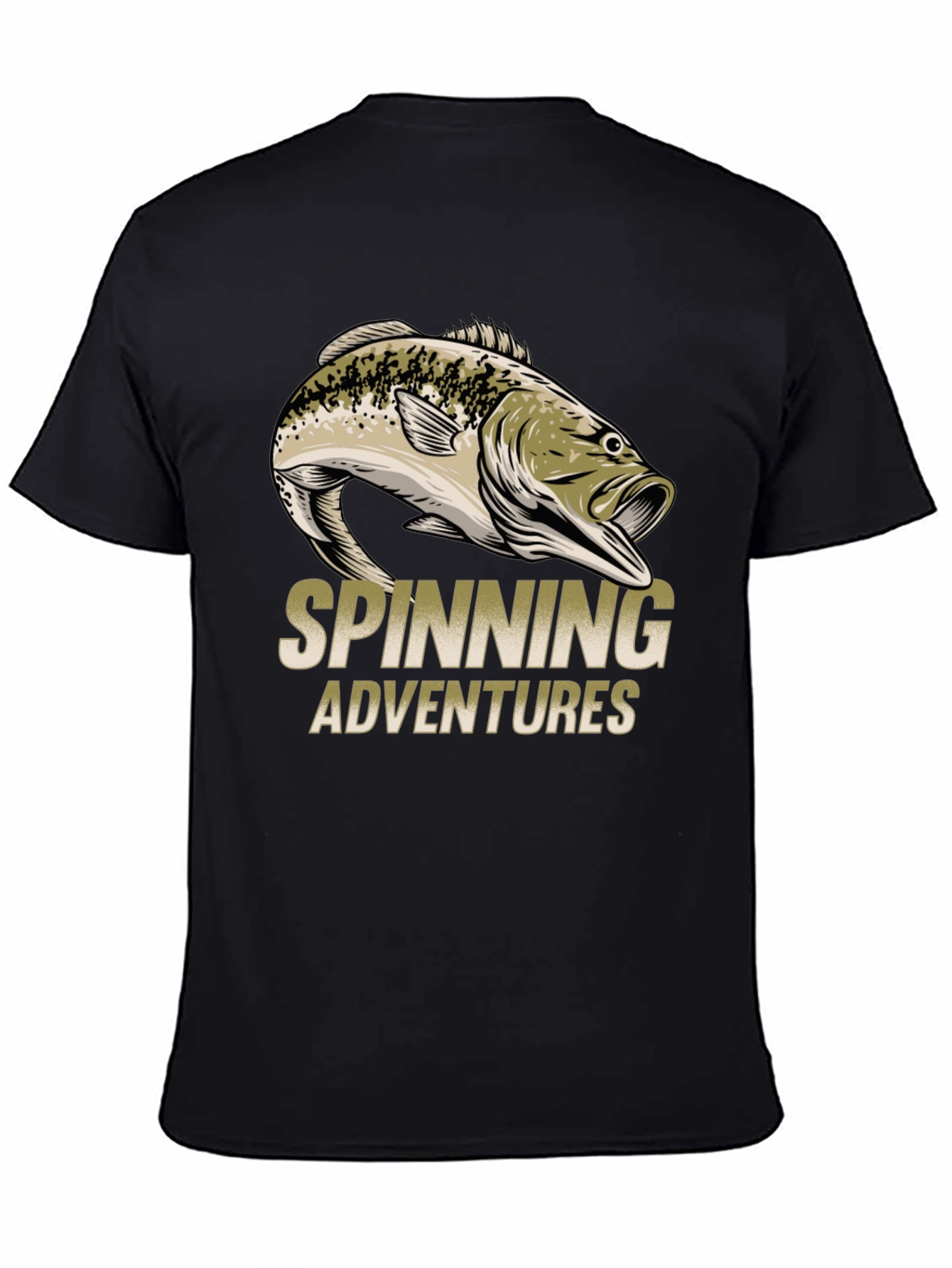Spinning Adventures Bass Graphic Tee - 4