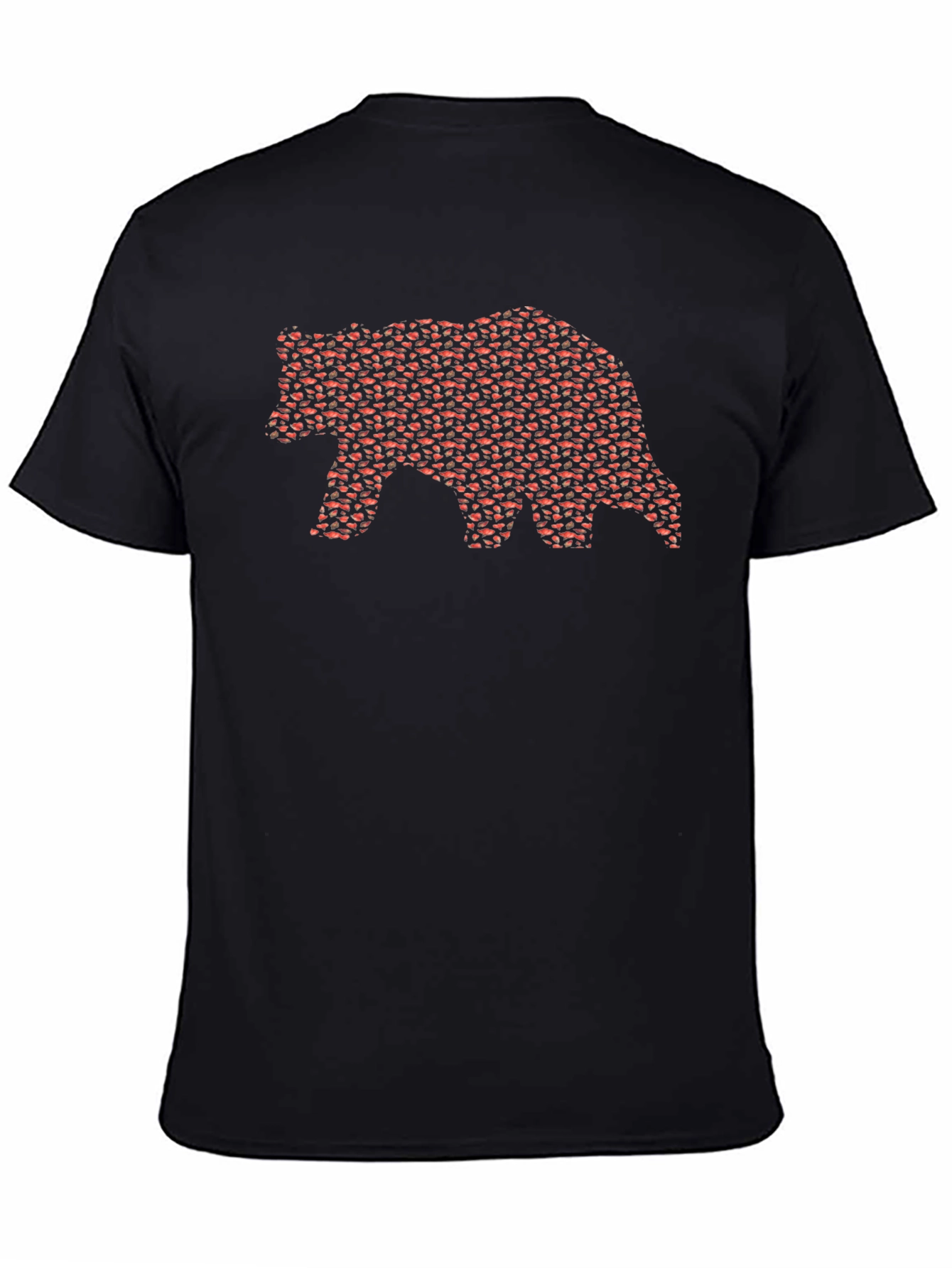 Black Bear Silhouette Graphic Tee - Men's Casual Shirt view 4