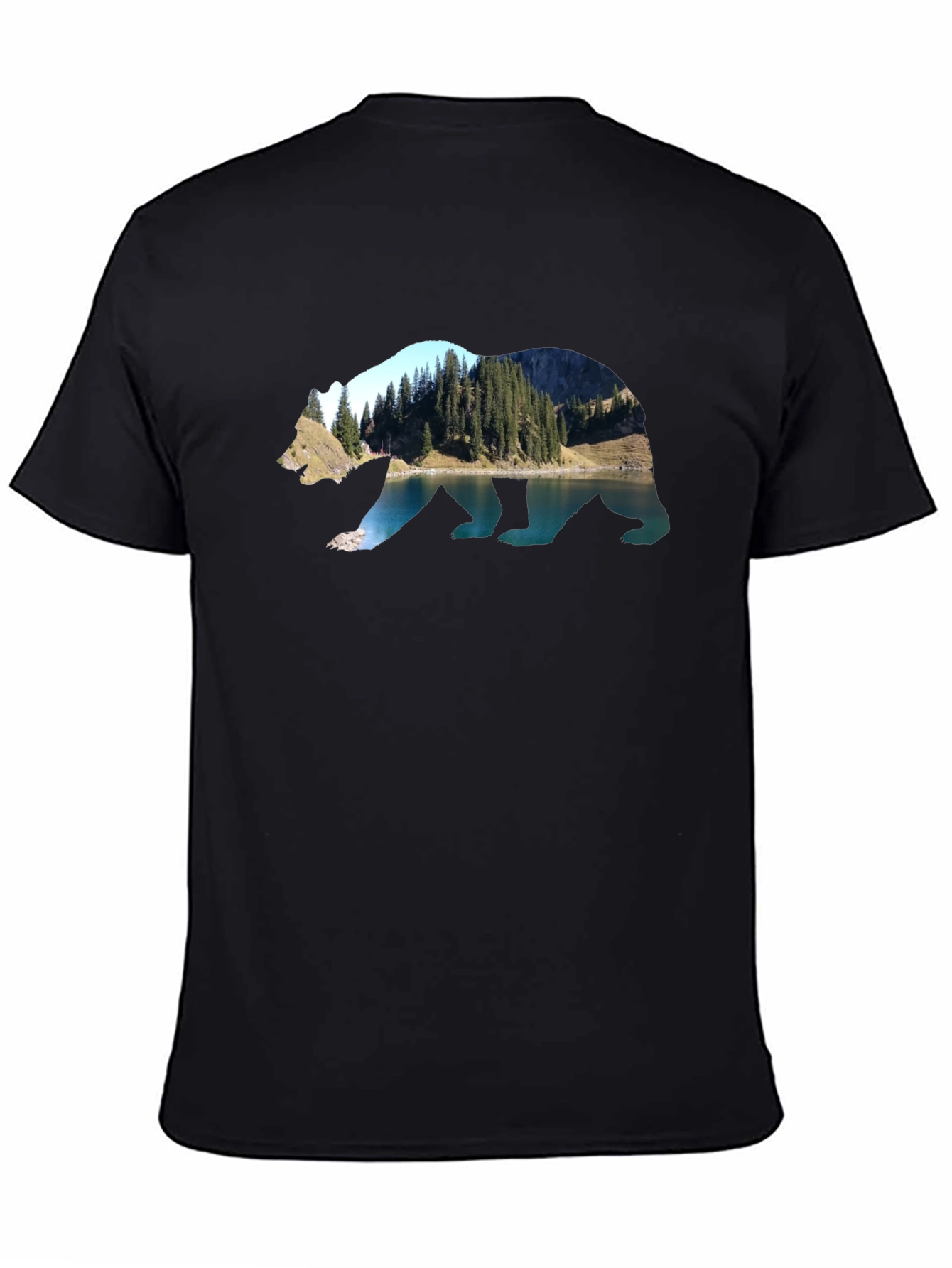 Bear Mountain Graphic Tee - Nature Inspired Design - 4