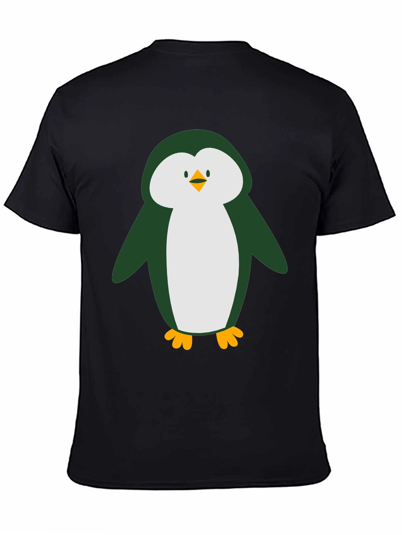 Black Penguin Graphic Tee - Comfy Casual Style view 4