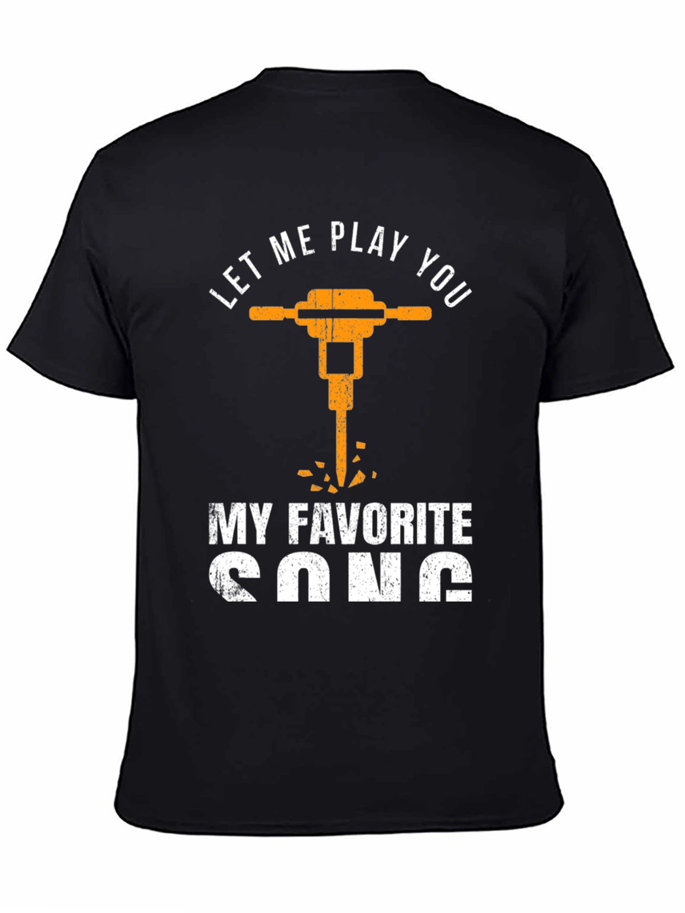Black Let Me Play You T-Shirt view 4