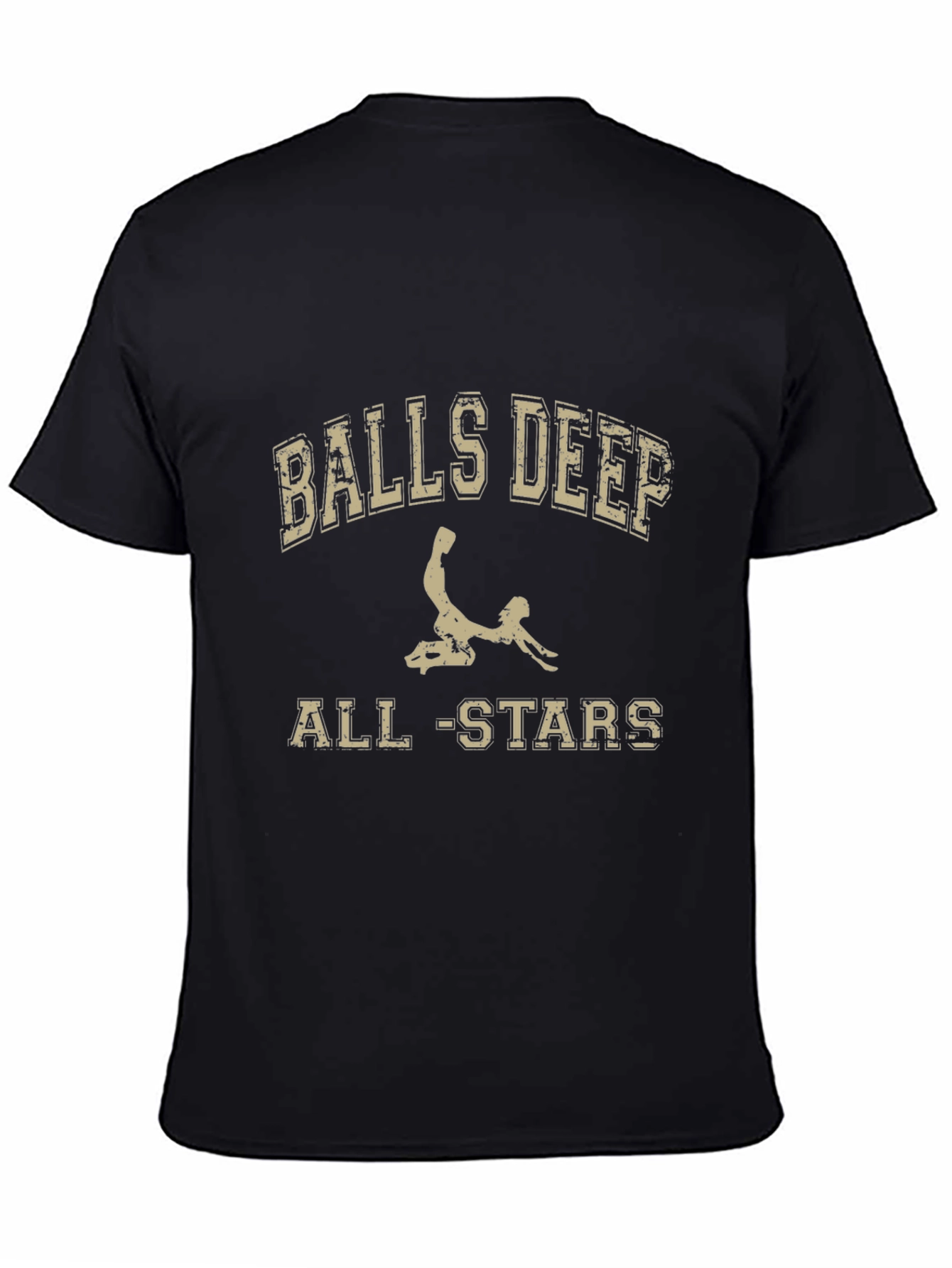 Black Balls Deep All-Stars Black Graphic Tee view 4