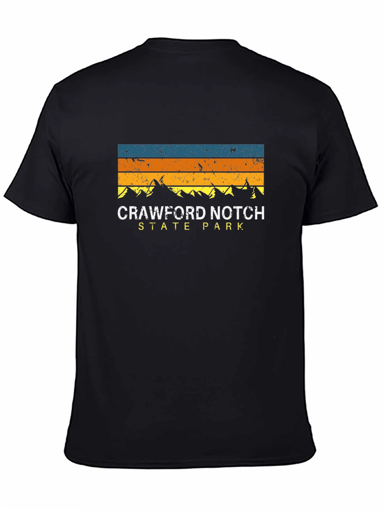 Black Crawford Notch State Park T-Shirt view 4