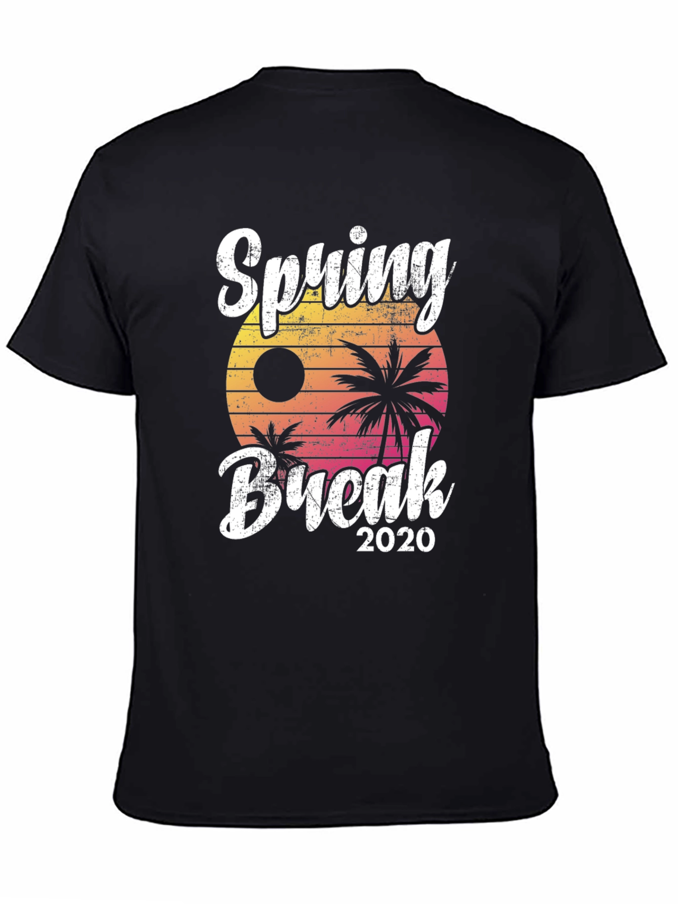 Black Spring Break 2020 Graphic T-Shirt view 4