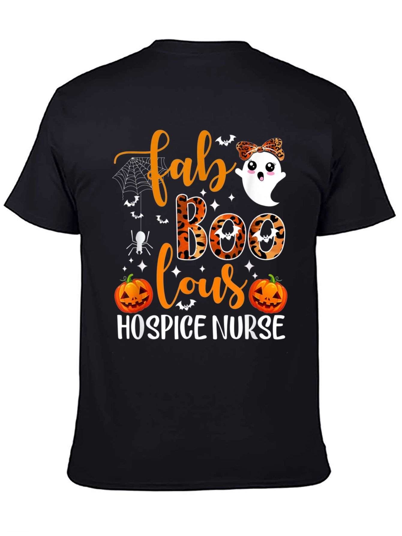 Fab-Boo-lous Hospice Nurse Halloween T-Shirt - 4
