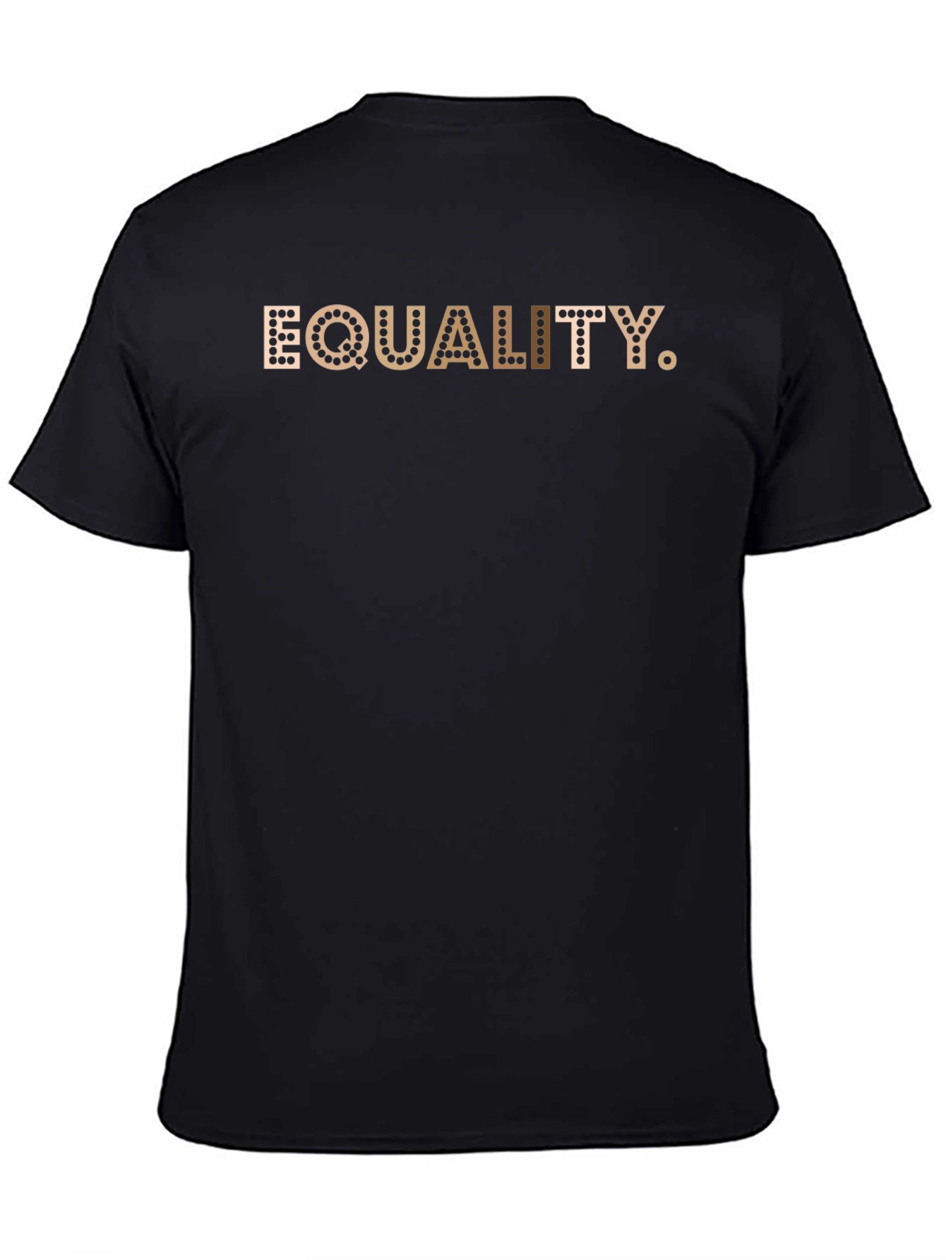 Black Equality Graphic Tee - Black view 4