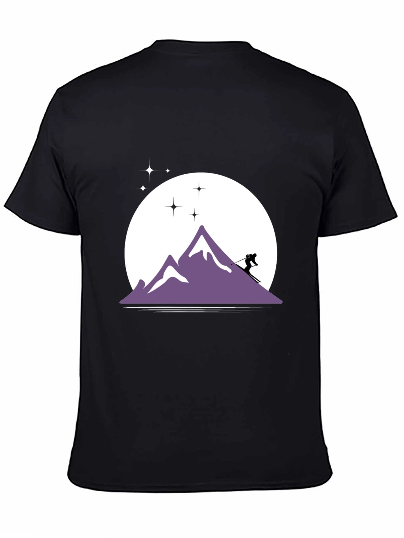 Black Mountain Skier Graphic Tee view 4