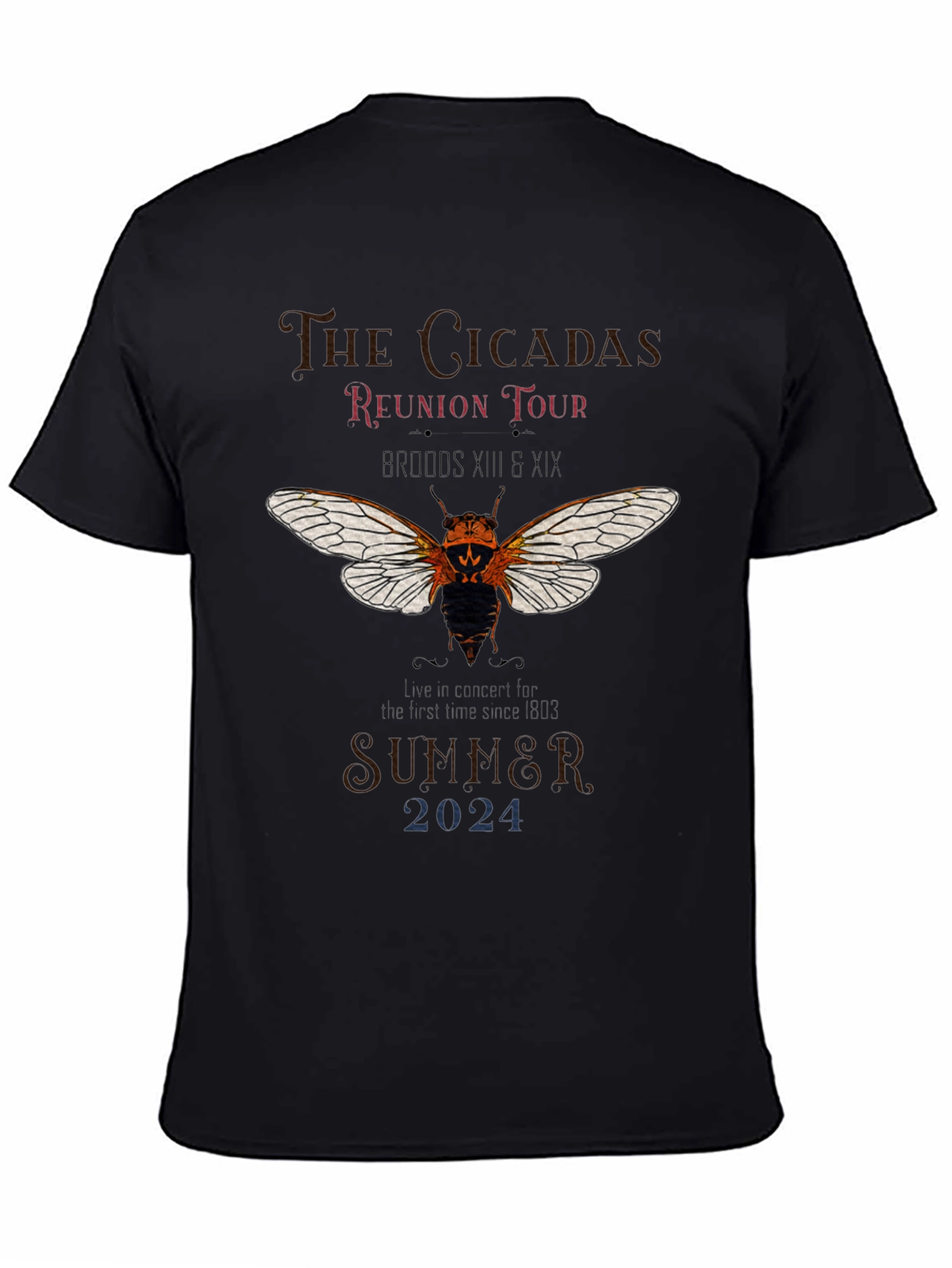 The Cicadas Reunion Tour 2024 T-Shirt - 4